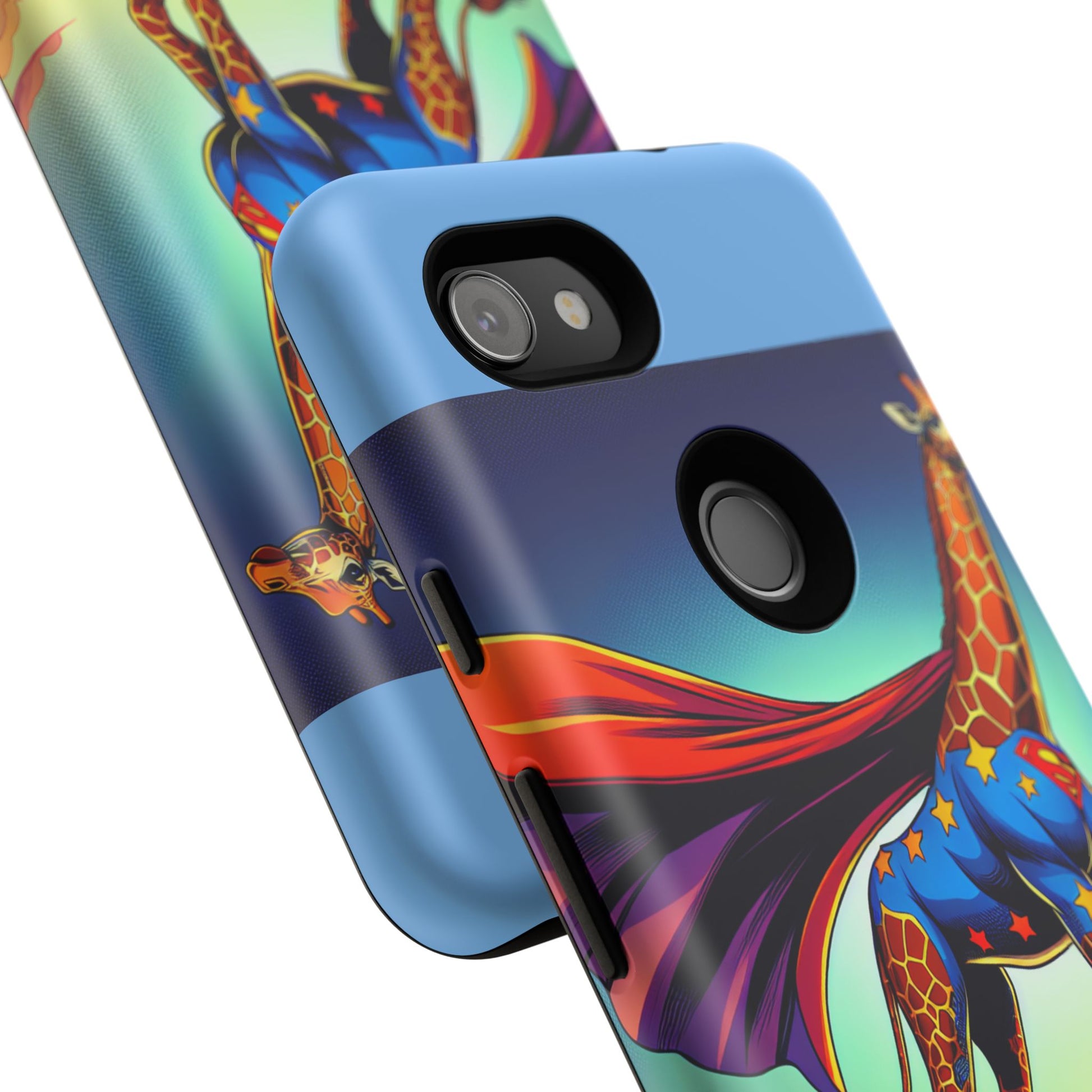 Superhero Giraffe Phone Case | Tough Cases, Unique Gifts, Animal Lover Accessories, Fun Tech Protectors, Cute Phone Covers, Birthday Gift