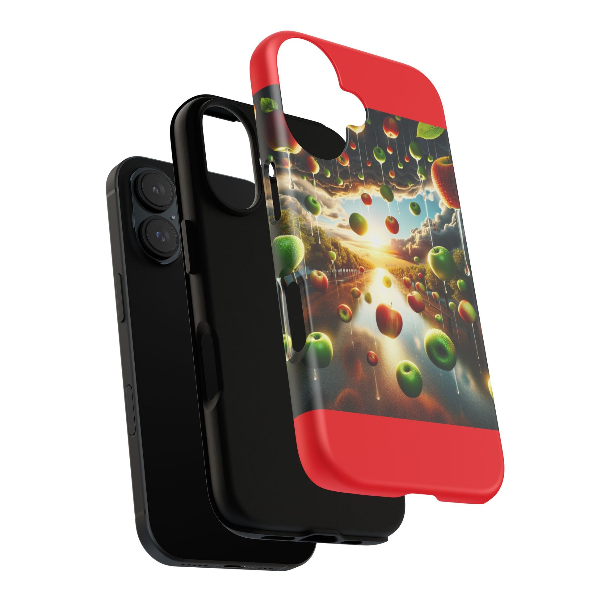 Vibrant Phone Case with Artistic Apple Design, Unique Gift for Art Lovers, Trendy Accessory for Any Occasion, Stylish Smartphone Cover