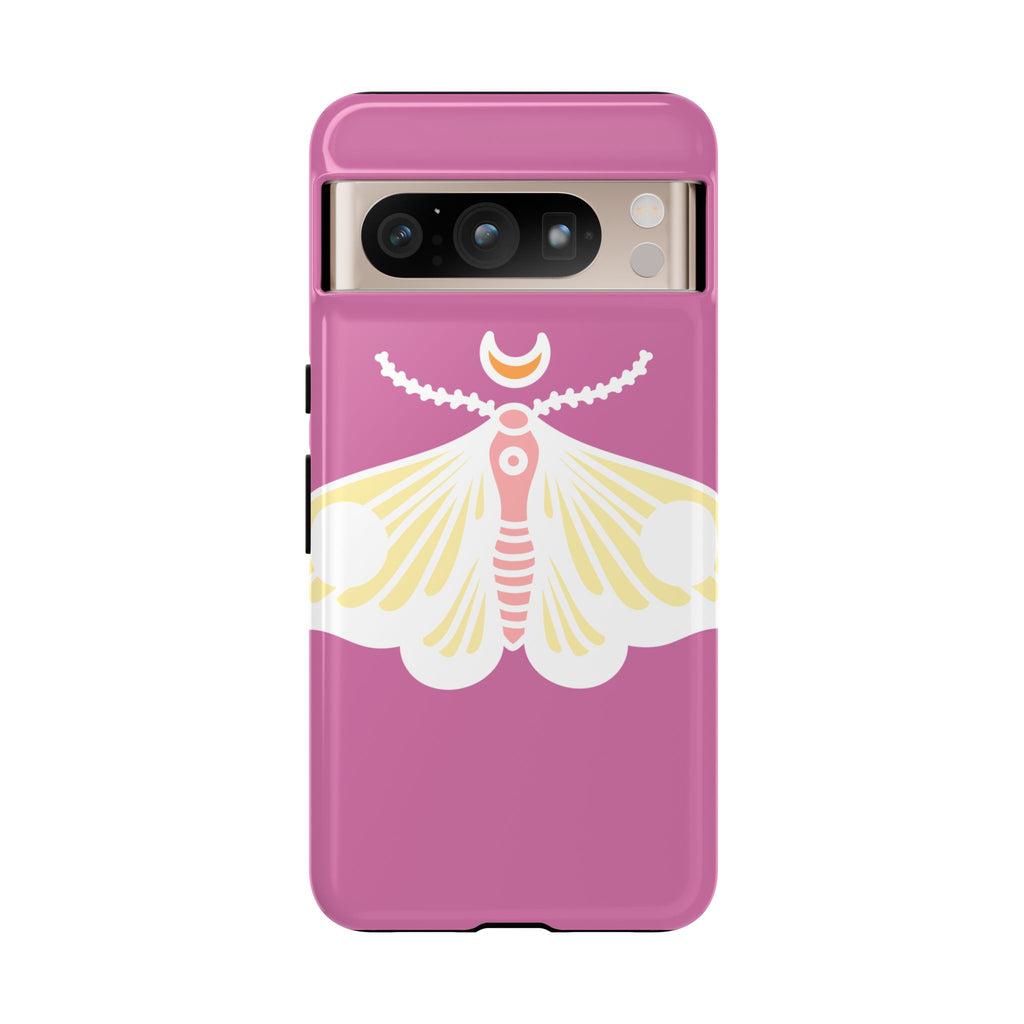 Colorful Moth Phone Case | Tough Cases for iPhone, Unique Gift, Nature Lovers, Boho Style, Trendy Accessories