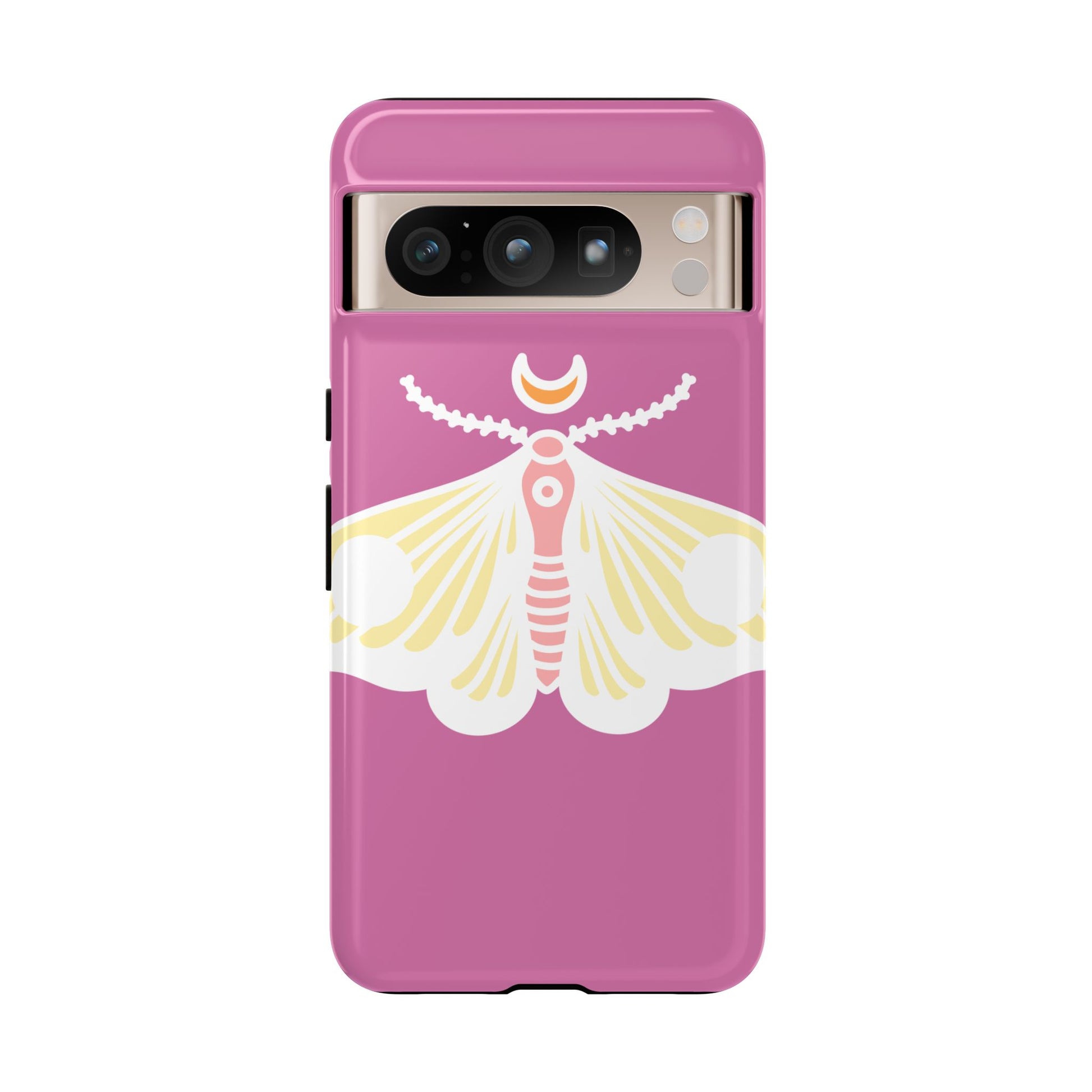 Colorful Moth Phone Case | Tough Cases for iPhone, Unique Gift, Nature Lovers, Boho Style, Trendy Accessories