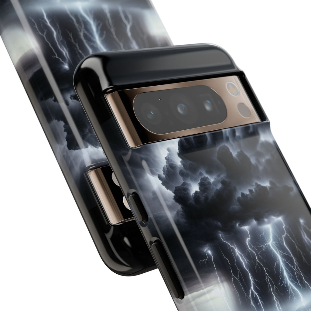 Tough Cases for the Bold: Stormy Thunder Phone Case, Lightning Protection, Durable Cover for Adventurers, Unique Gift for Nature [...]