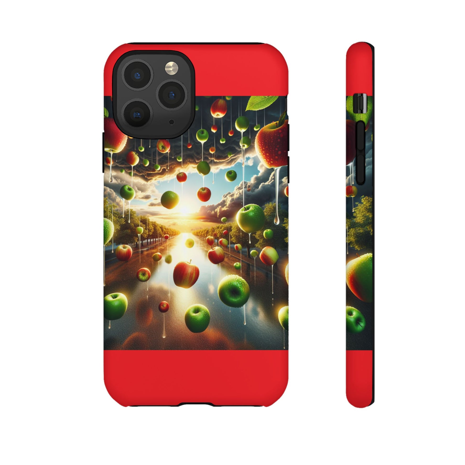 Vibrant Phone Case with Artistic Apple Design, Unique Gift for Art Lovers, Trendy Accessory for Any Occasion, Stylish Smartphone Cover