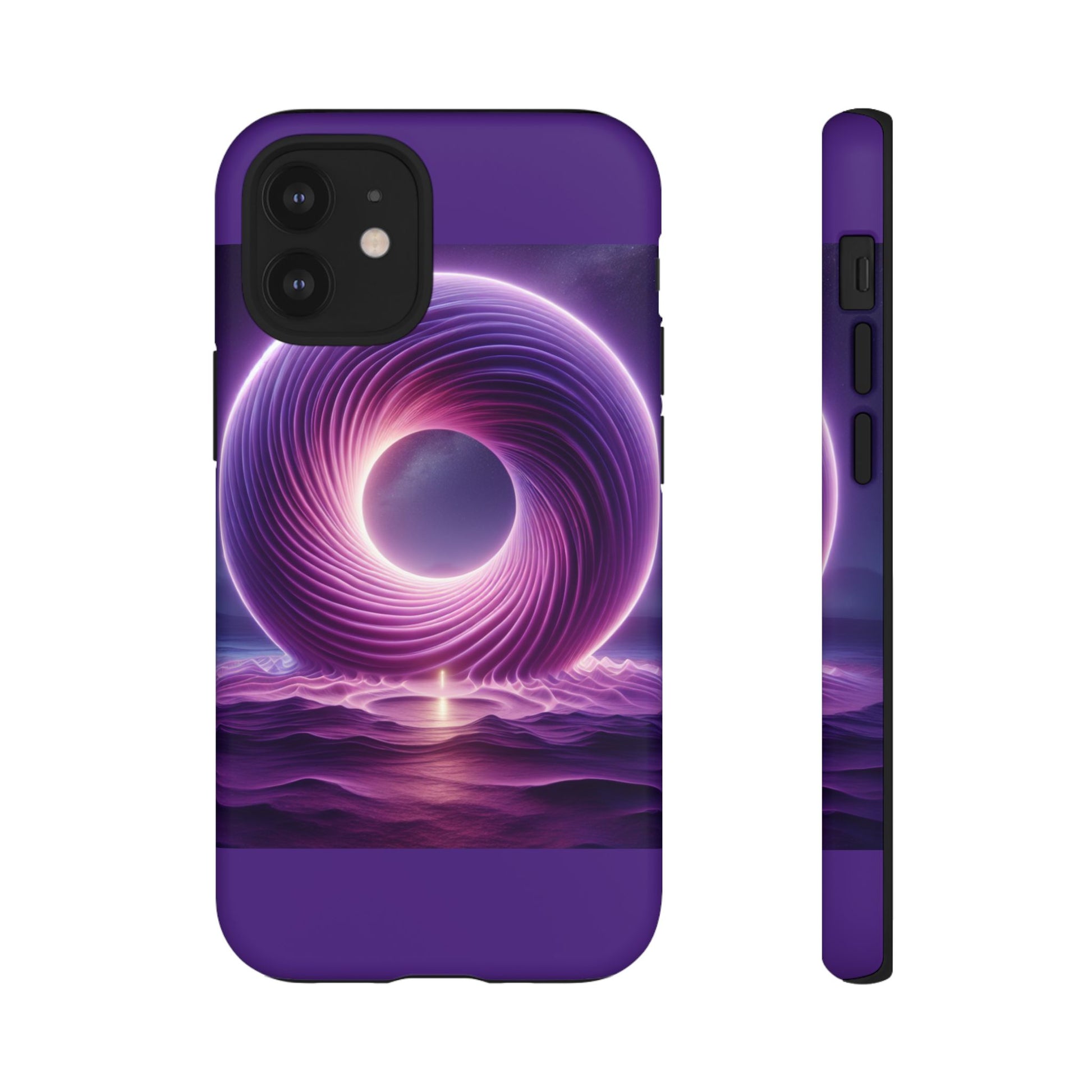Colorful Phone Case with Swirling Design, Tough Phone Cover, Cosmic Phone Protector, Unique Gift for Tech Lovers, Stylish Smartphone Shell