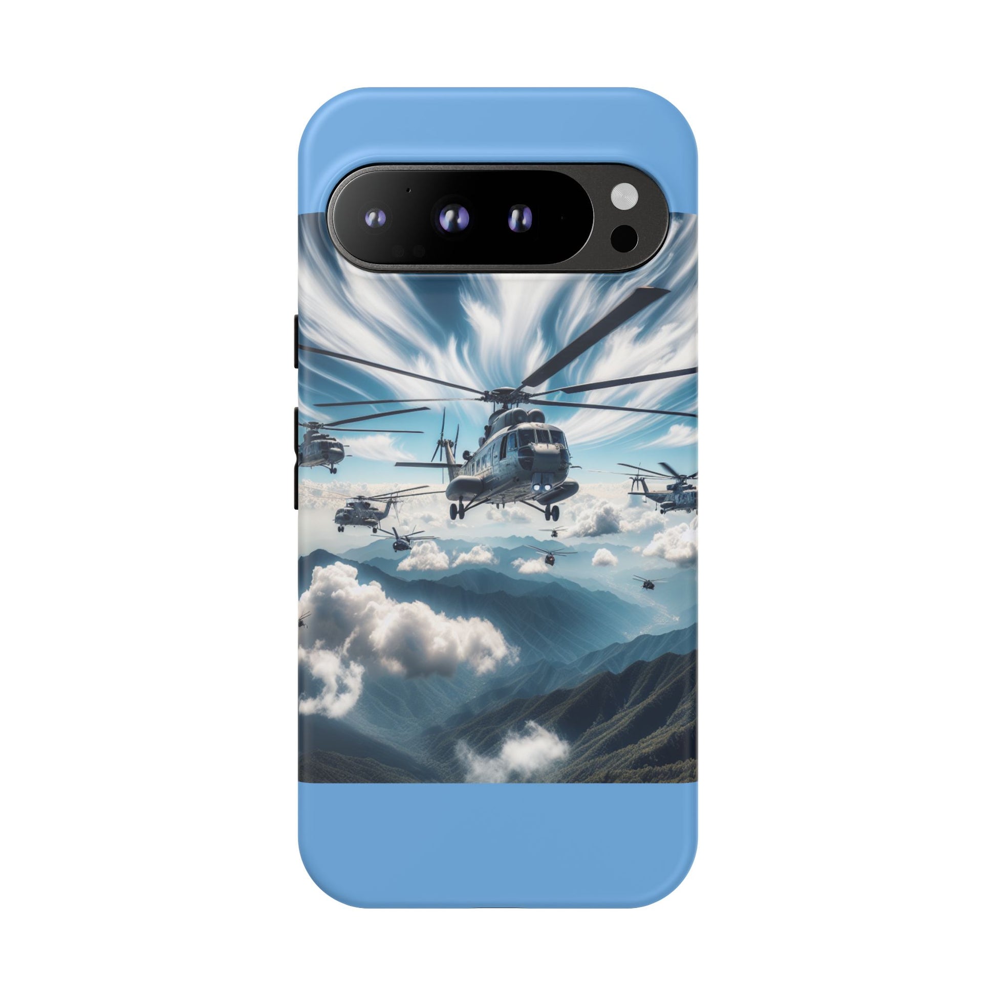 Tough Cases - Helicopter Design Phone Case, Military Style Cover, Unique Gift for Aviation Lovers, Durable Phone Protector, Hobbyist [...]