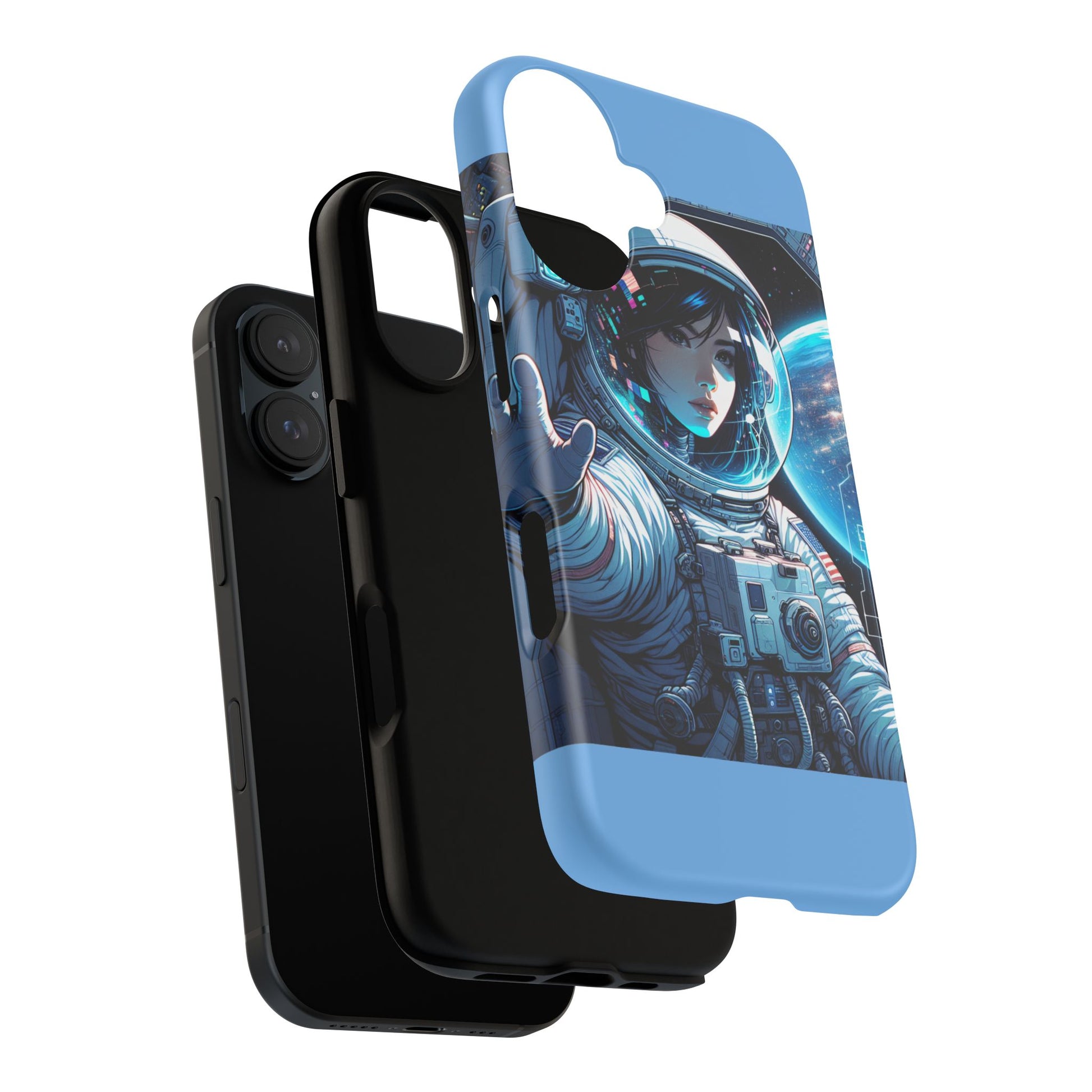 Astronaut Phone Case, Space-Themed Tough Case, Unique Gift for Science Lovers, Trendy Protection for Smartphones, Cool Tech Accessories