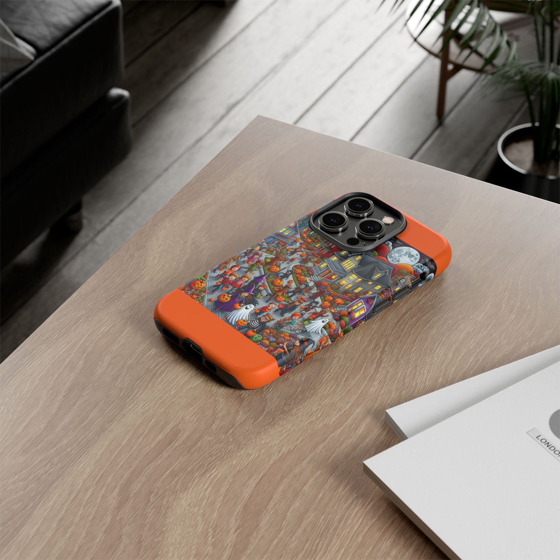 Halloween Phone Case, Tough Cases for Spooky Season, Fall Decor, Trick or Treat, Pumpkin Lovers, Ghost Design