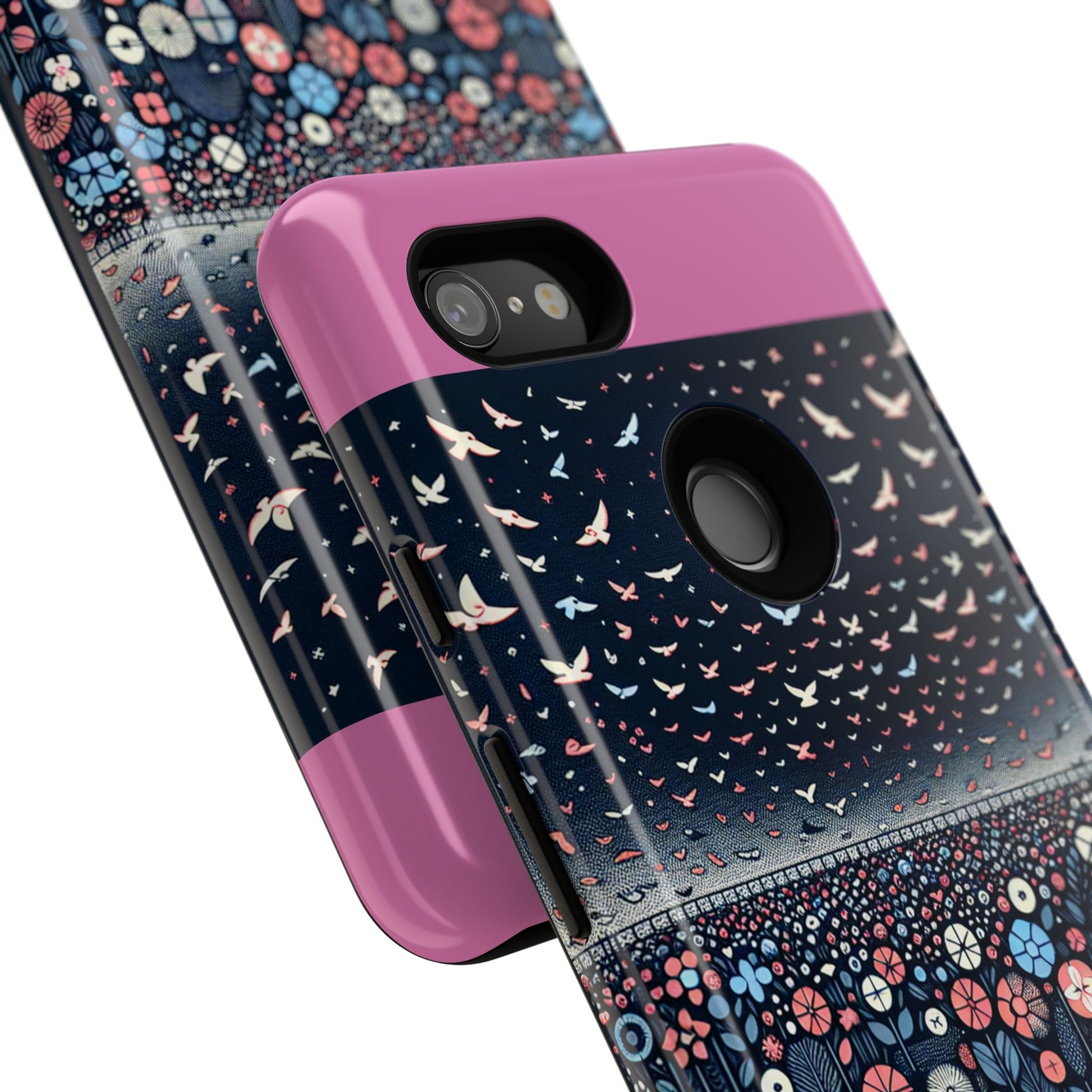 Floral Phone Case, Tough Cases for iPhone, Nature-Inspired Design, Gift for Her, Stylish Protection, Trending Accessory