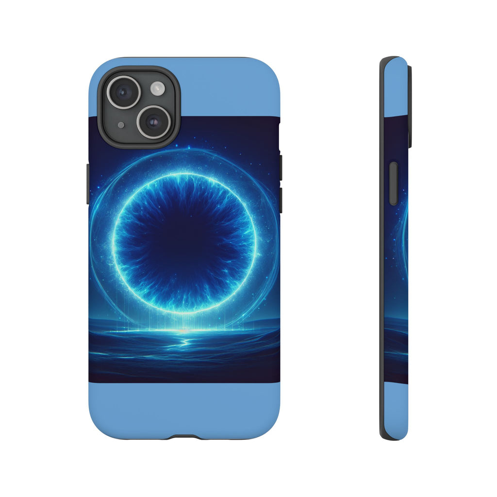Blue Galaxy Phone Case, Tough Phone Cover, Cosmic Protection Case, Space Design, Gift for Space Lovers