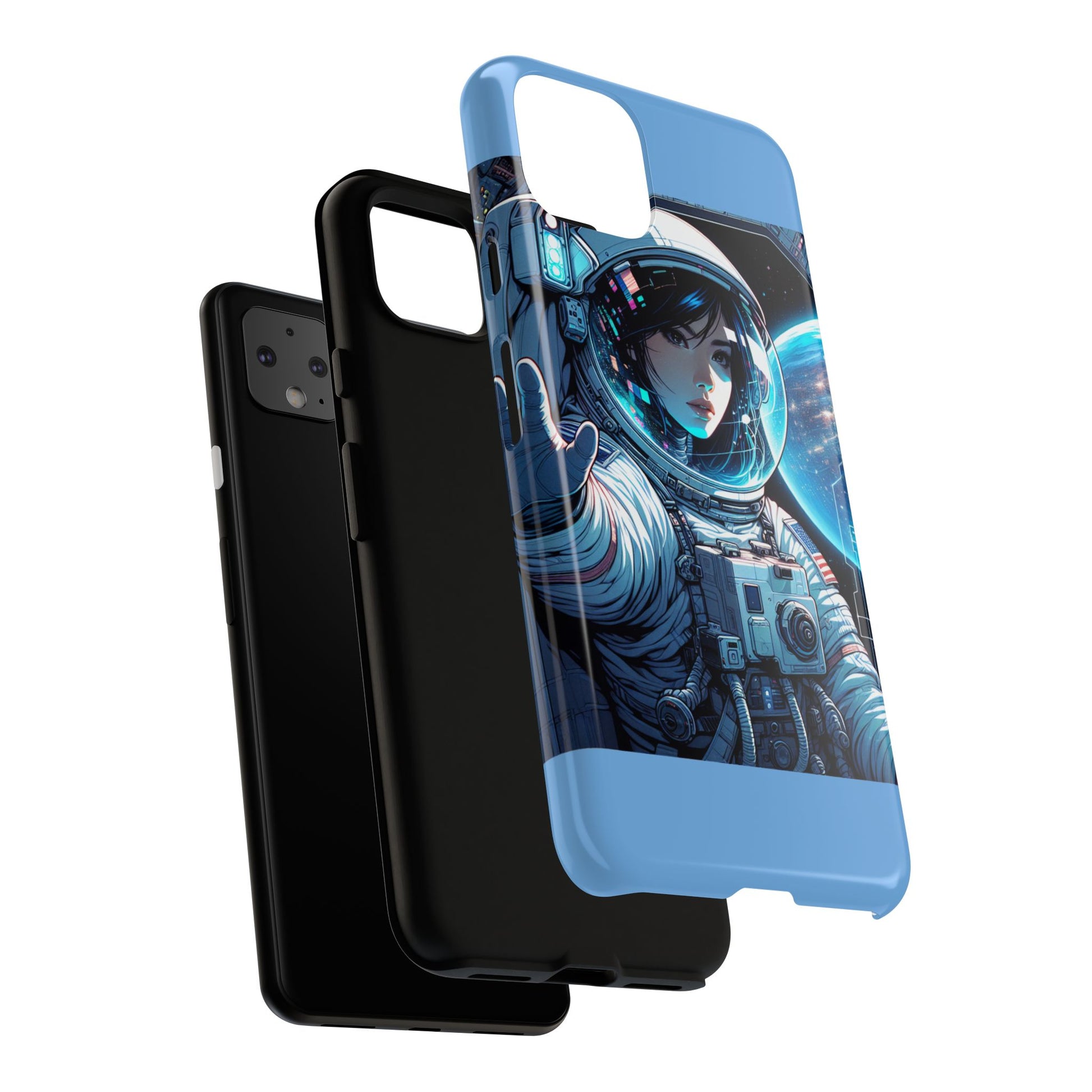 Astronaut Phone Case, Space-Themed Tough Case, Unique Gift for Science Lovers, Trendy Protection for Smartphones, Cool Tech Accessories