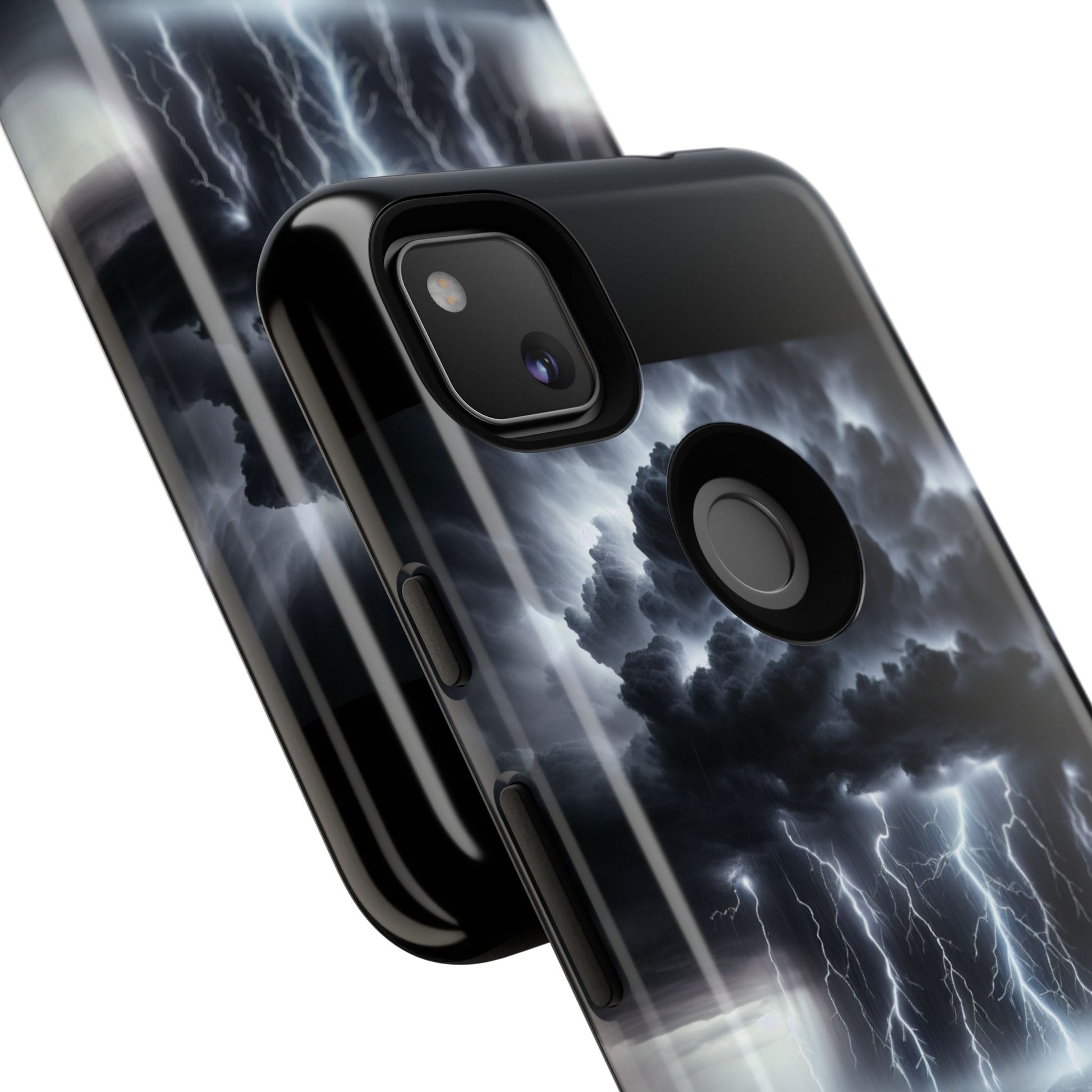 Tough Cases for the Bold: Stormy Thunder Phone Case, Lightning Protection, Durable Cover for Adventurers, Unique Gift for Nature [...]