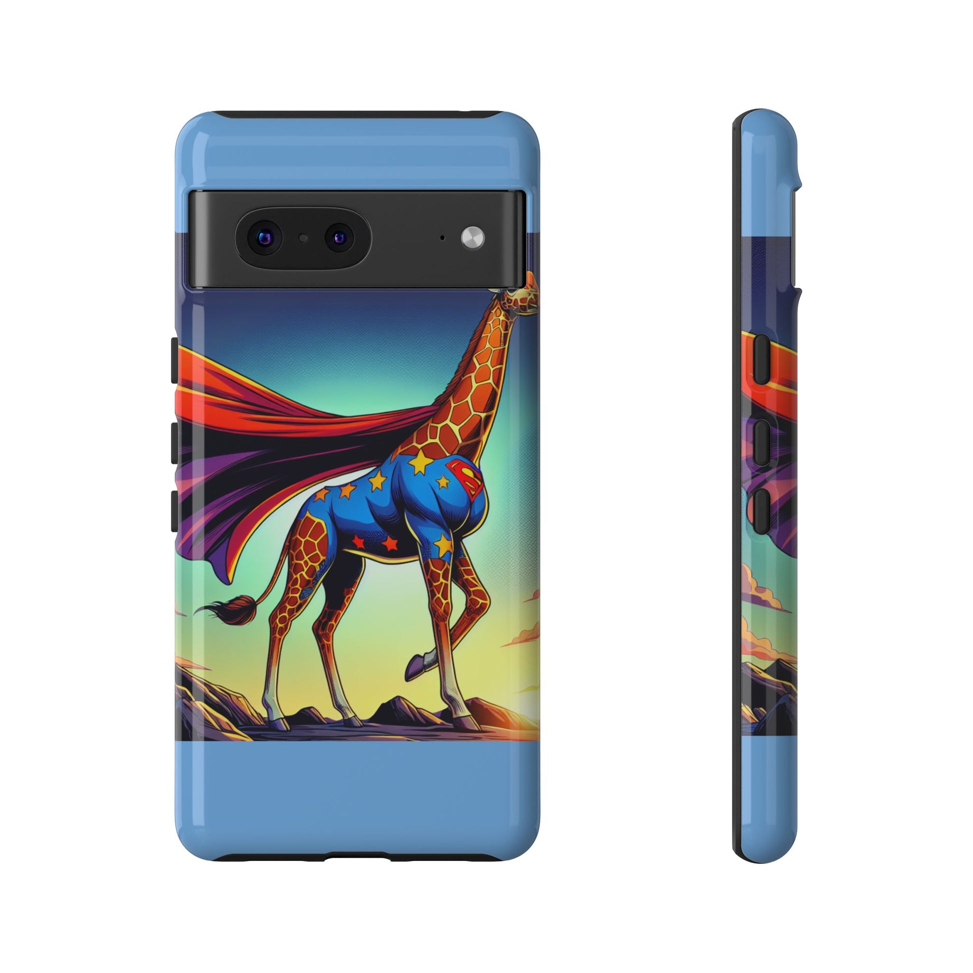 Superhero Giraffe Phone Case | Tough Cases, Unique Gifts, Animal Lover Accessories, Fun Tech Protectors, Cute Phone Covers, Birthday Gift
