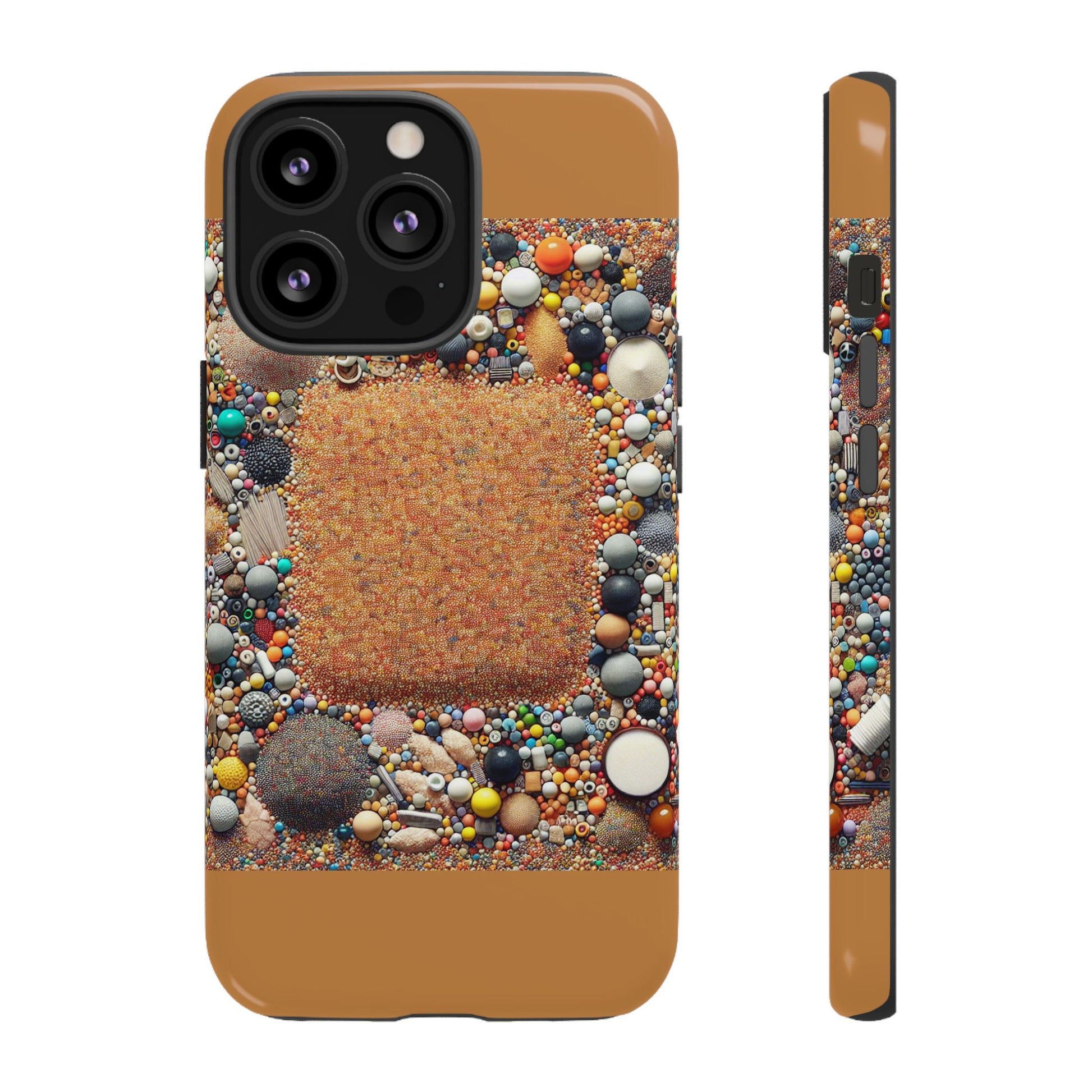 Colorful Phone Case with Unique Texture, Tough Case, Phone Accessory, Trendy Design, Gift for Tech Lovers, Durable Protection