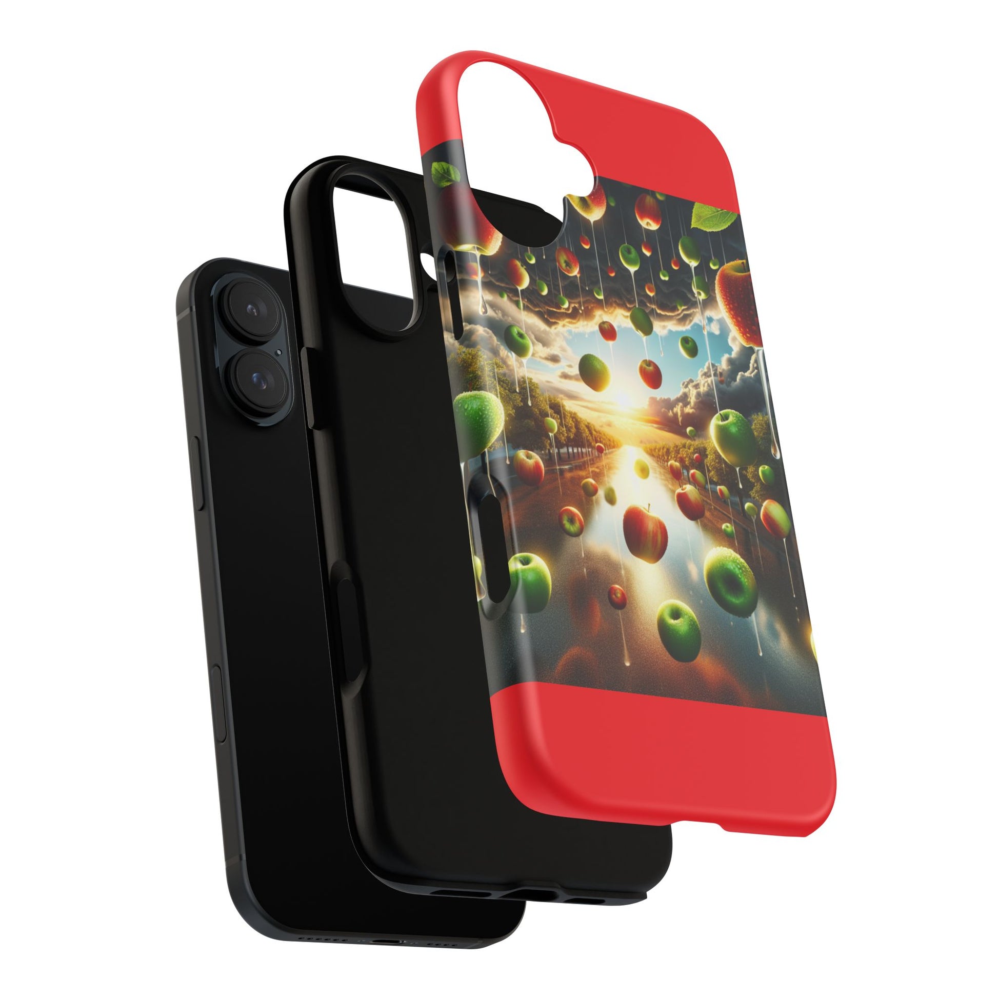 Vibrant Phone Case with Artistic Apple Design, Unique Gift for Art Lovers, Trendy Accessory for Any Occasion, Stylish Smartphone Cover