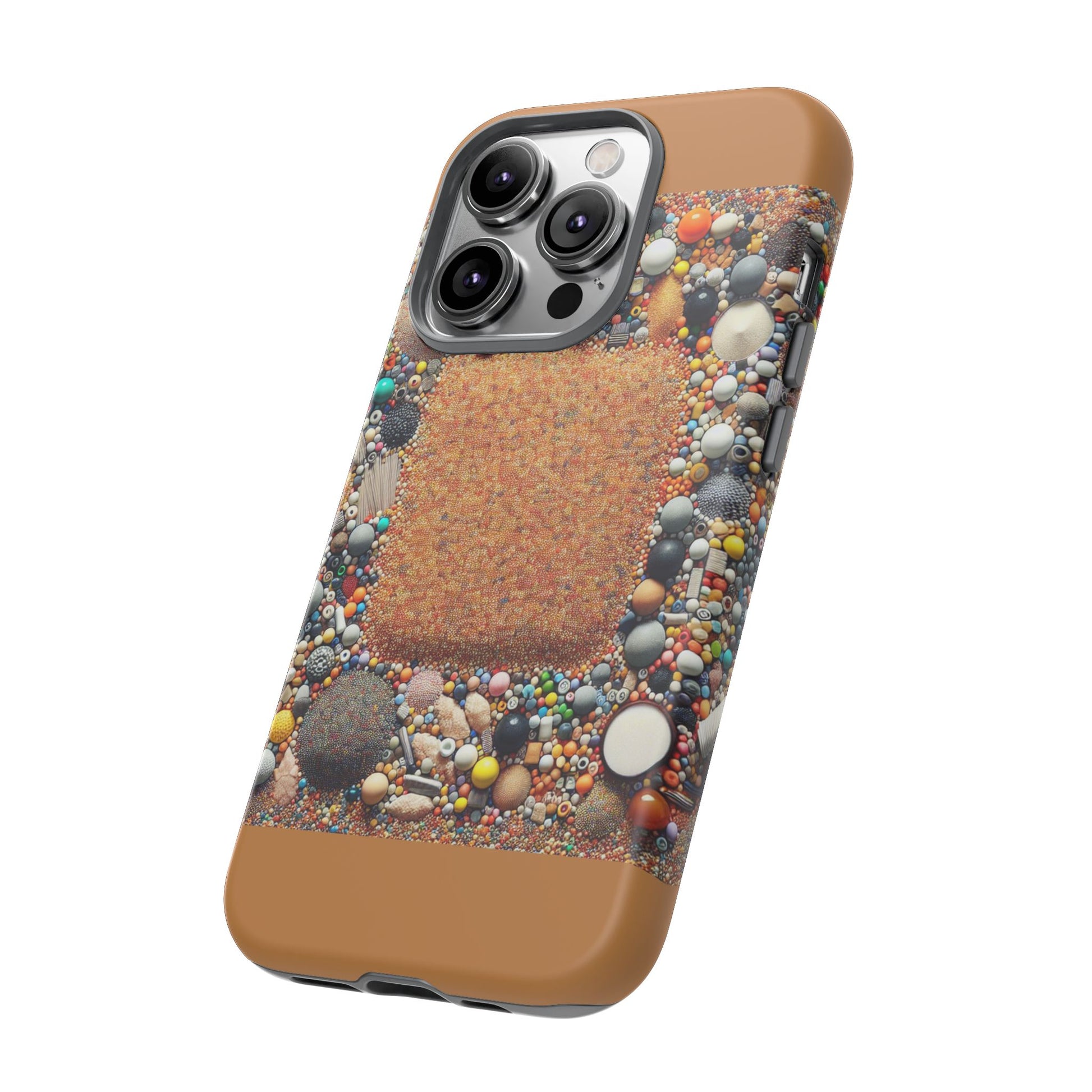 Colorful Phone Case with Unique Texture, Tough Case, Phone Accessory, Trendy Design, Gift for Tech Lovers, Durable Protection