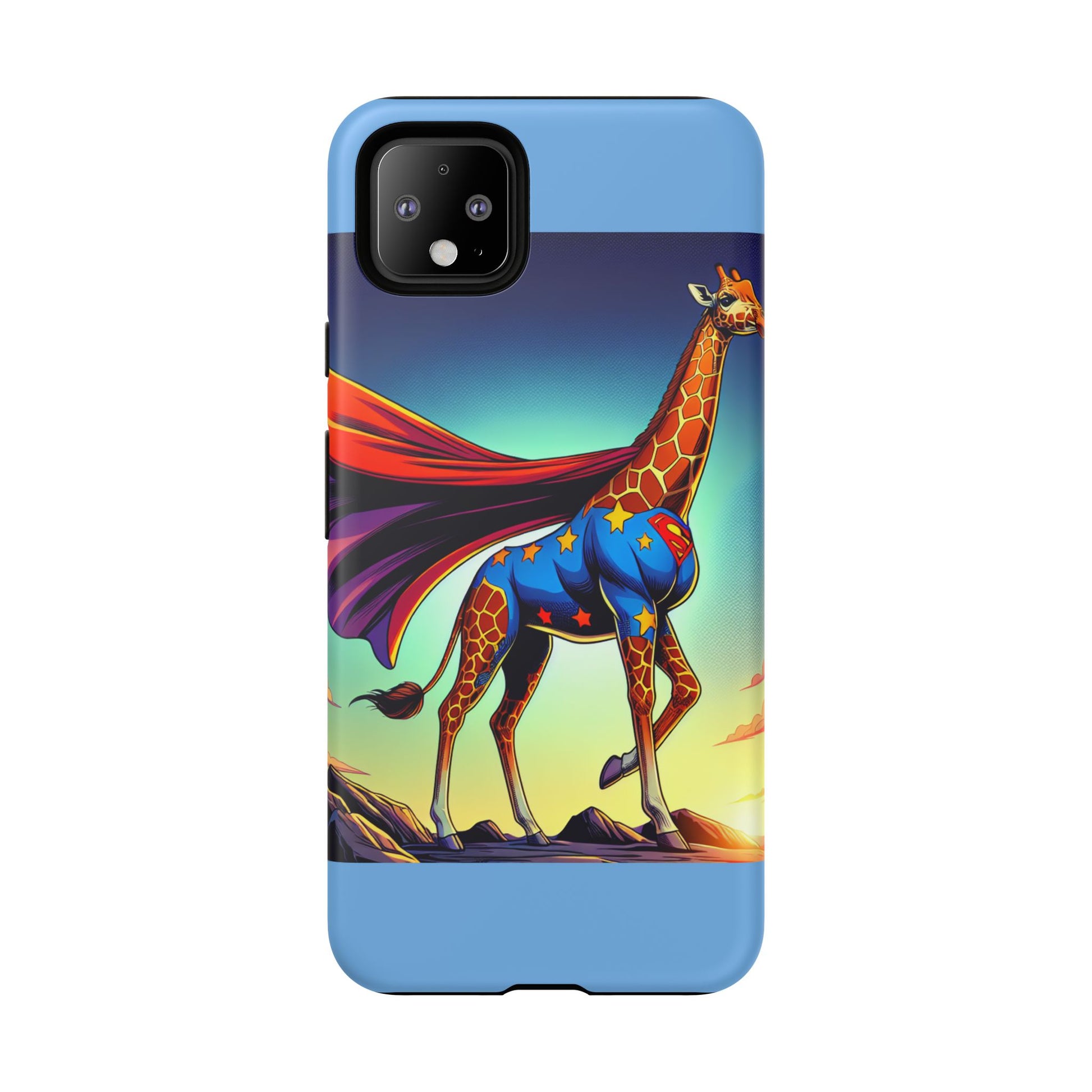 Superhero Giraffe Phone Case | Tough Cases, Unique Gifts, Animal Lover Accessories, Fun Tech Protectors, Cute Phone Covers, Birthday Gift