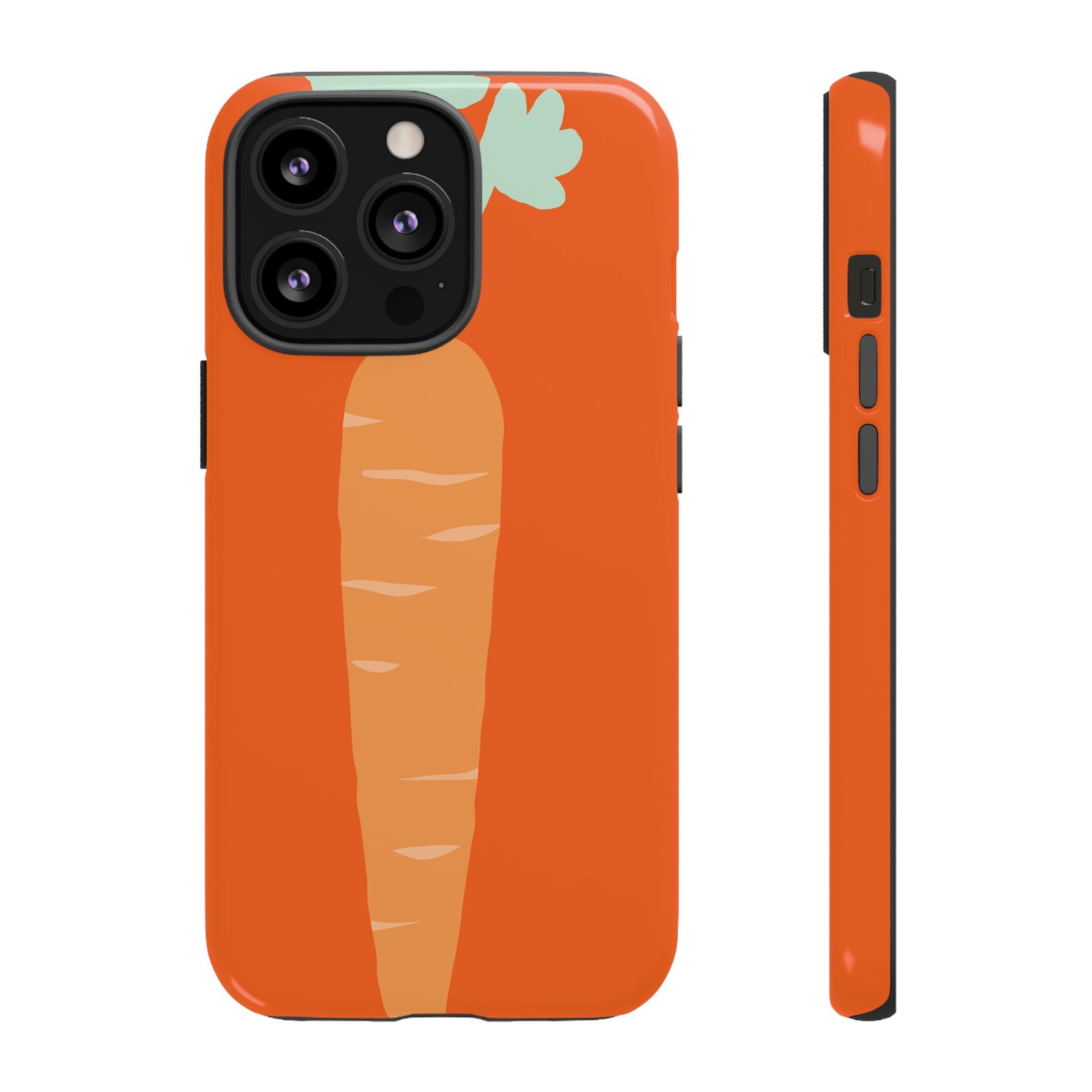 Tough Cases Carrot Phone Case, Cute Smartphone Cover, Fun Gift for Garden Lovers, Fall Decor, Vegan Accessories, Colorful Case