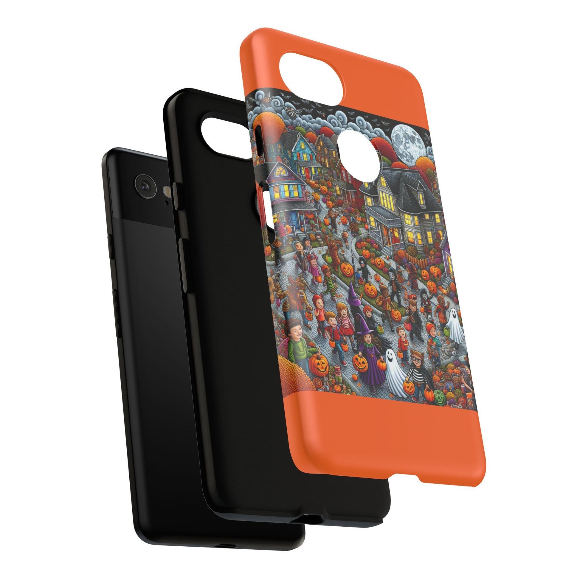 Halloween Phone Case, Tough Cases for Spooky Season, Fall Decor, Trick or Treat, Pumpkin Lovers, Ghost Design