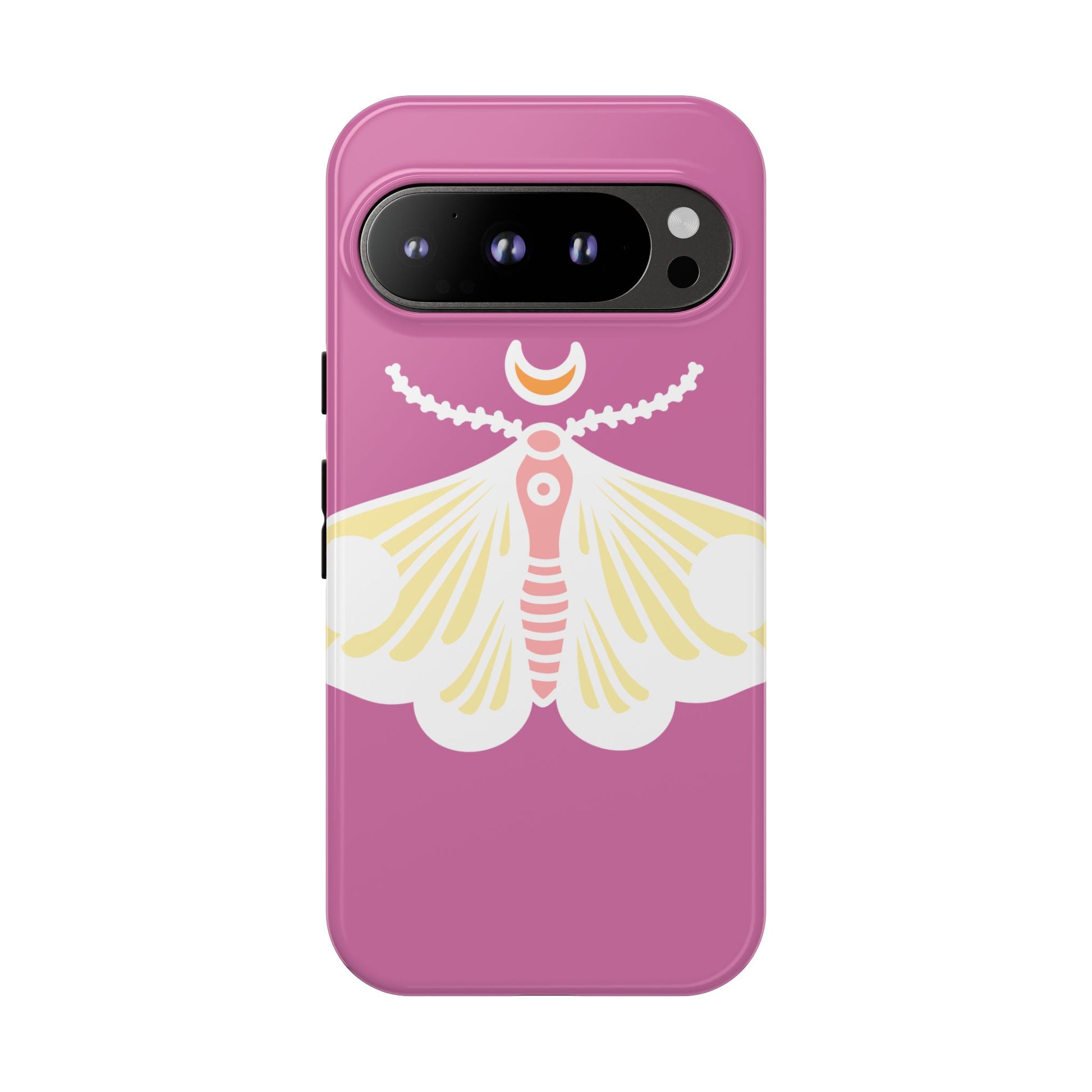 Colorful Moth Phone Case | Tough Cases for iPhone, Unique Gift, Nature Lovers, Boho Style, Trendy Accessories