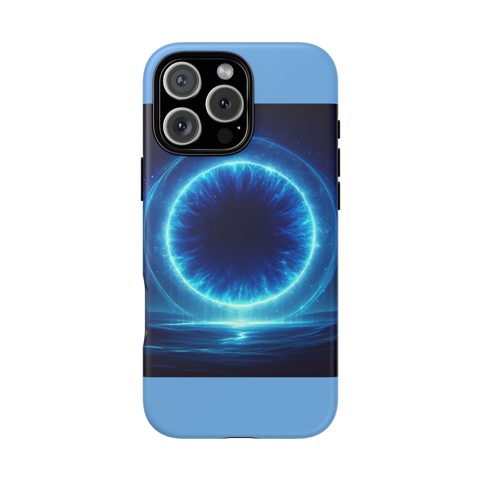 Blue Galaxy Phone Case, Tough Phone Cover, Cosmic Protection Case, Space Design, Gift for Space Lovers