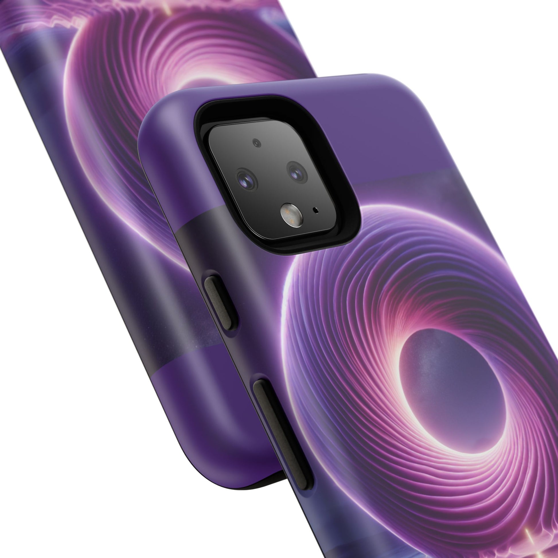 Colorful Phone Case with Swirling Design, Tough Phone Cover, Cosmic Phone Protector, Unique Gift for Tech Lovers, Stylish Smartphone Shell