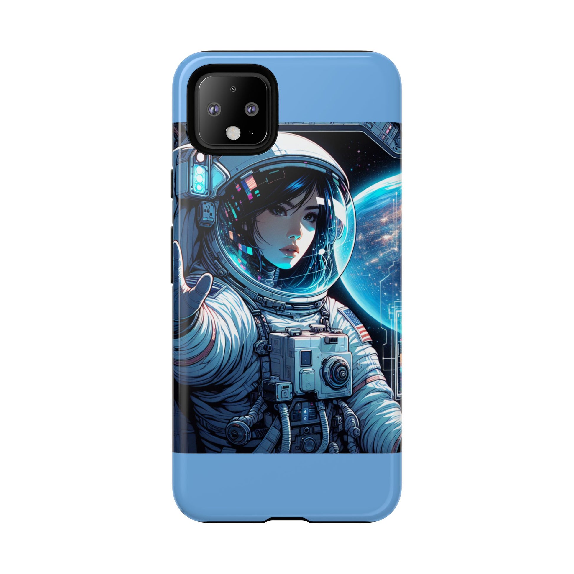 Astronaut Phone Case, Space-Themed Tough Case, Unique Gift for Science Lovers, Trendy Protection for Smartphones, Cool Tech Accessories