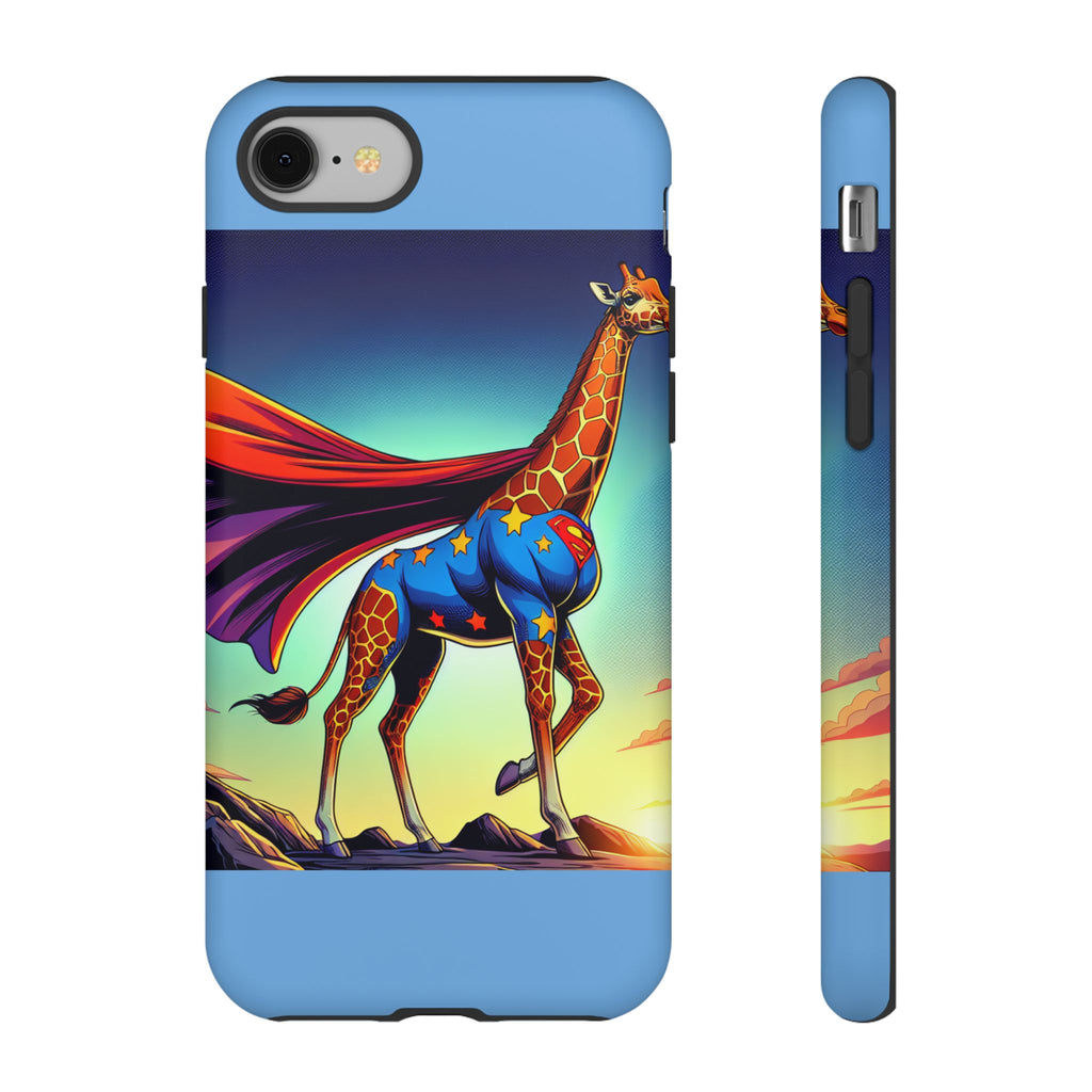 Superhero Giraffe Phone Case | Tough Cases, Unique Gifts, Animal Lover Accessories, Fun Tech Protectors, Cute Phone Covers, Birthday Gift