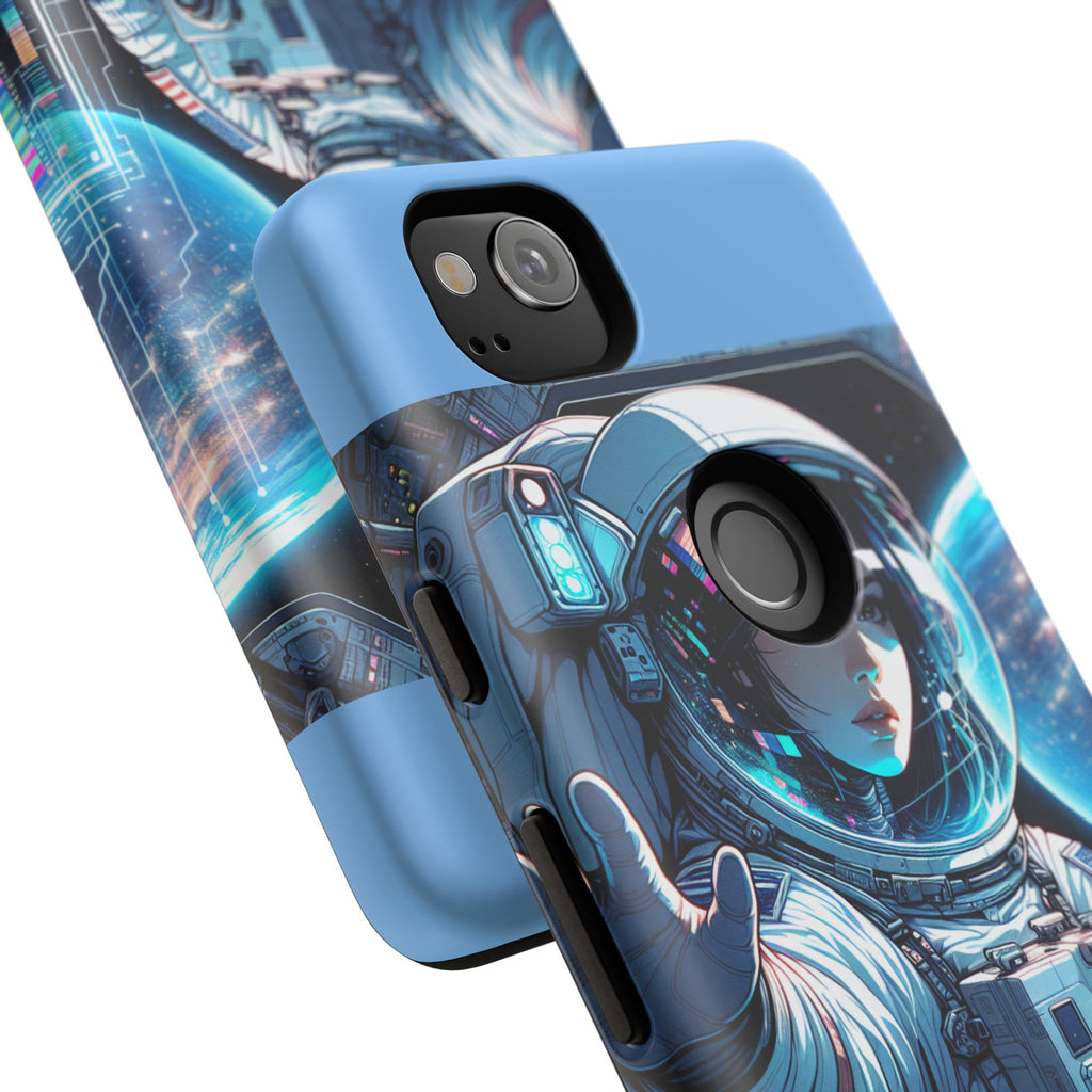 Astronaut Phone Case, Space-Themed Tough Case, Unique Gift for Science Lovers, Trendy Protection for Smartphones, Cool Tech Accessories