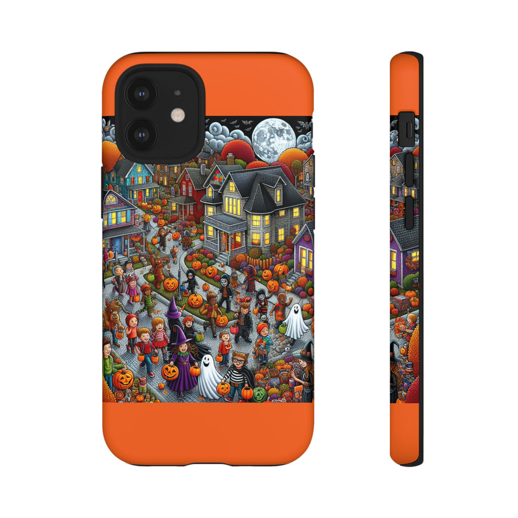 Halloween Phone Case, Tough Cases for Spooky Season, Fall Decor, Trick or Treat, Pumpkin Lovers, Ghost Design