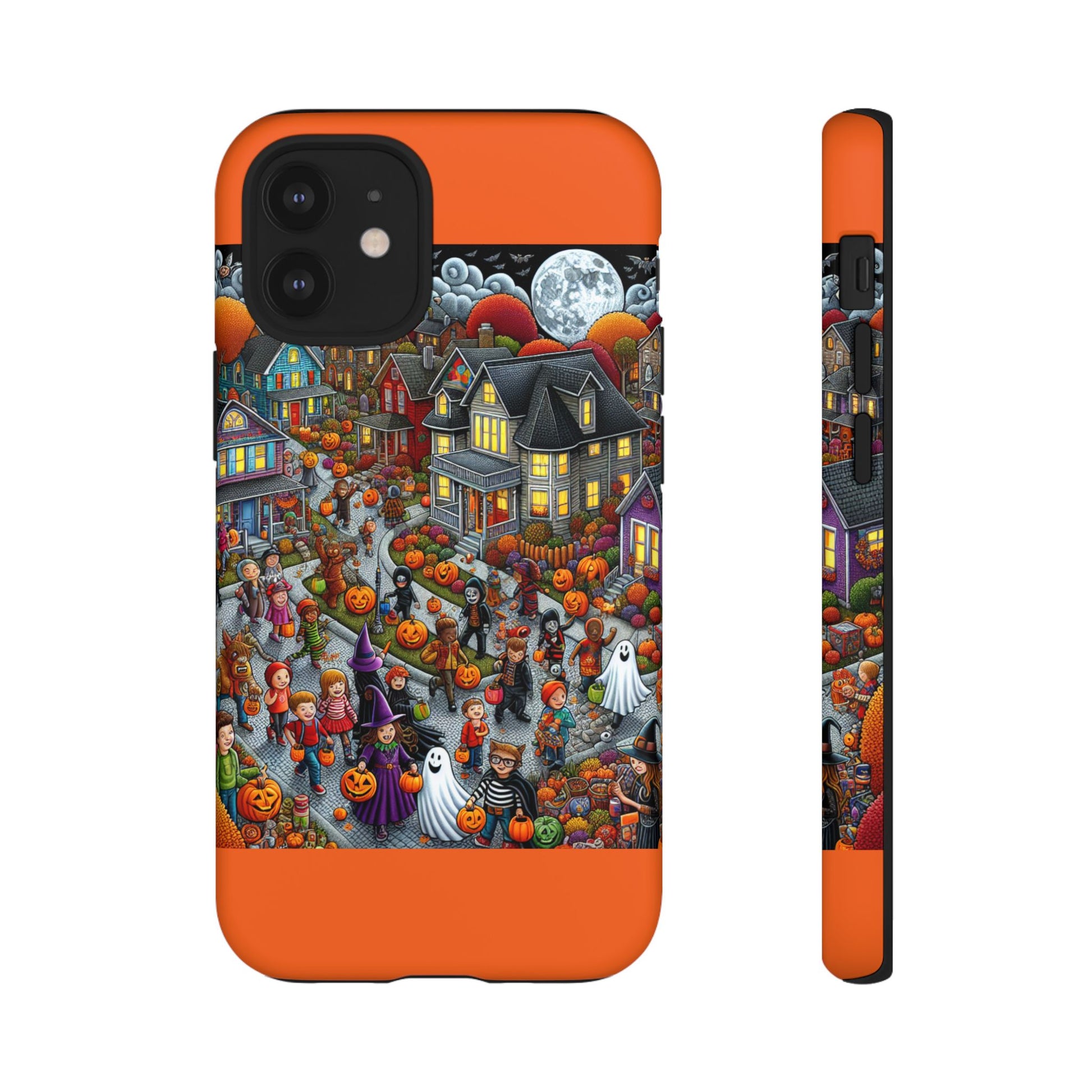 Halloween Phone Case, Tough Cases for Spooky Season, Fall Decor, Trick or Treat, Pumpkin Lovers, Ghost Design