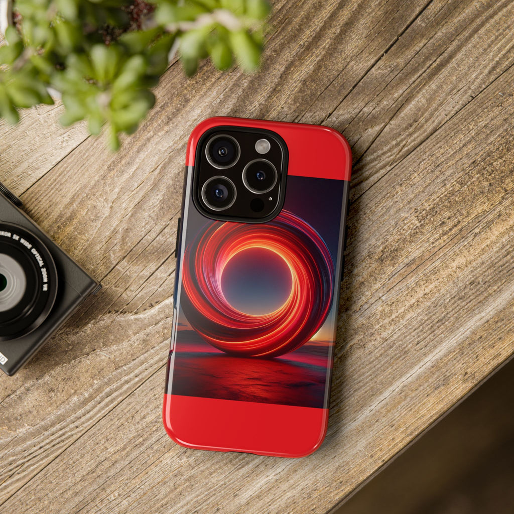Vibrant Phone Case with Abstract Design, Tough Cases for Tech Lovers, Sleek Protection, Gift for Friends, Customizable Mobile Accessory