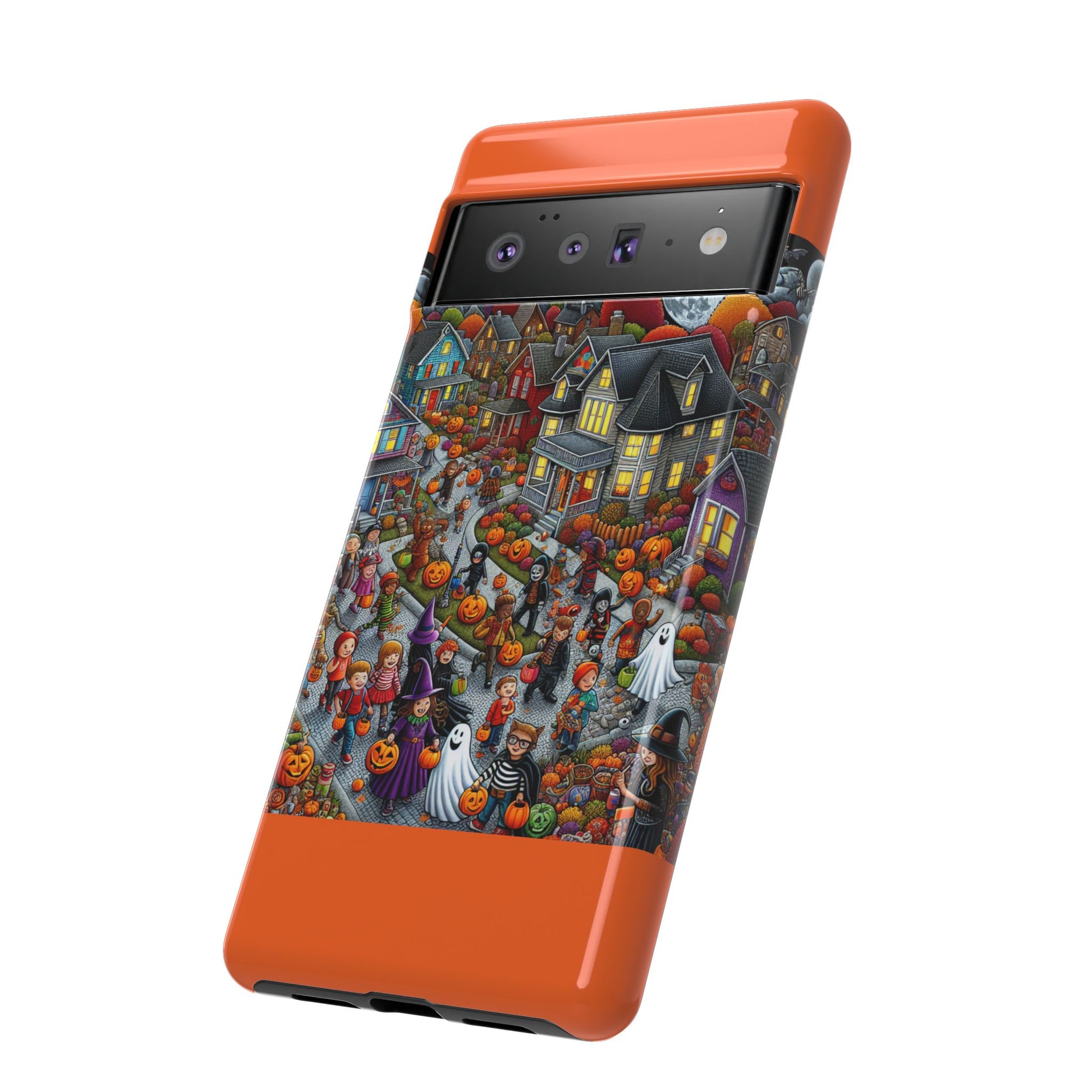 Halloween Phone Case, Tough Cases for Spooky Season, Fall Decor, Trick or Treat, Pumpkin Lovers, Ghost Design