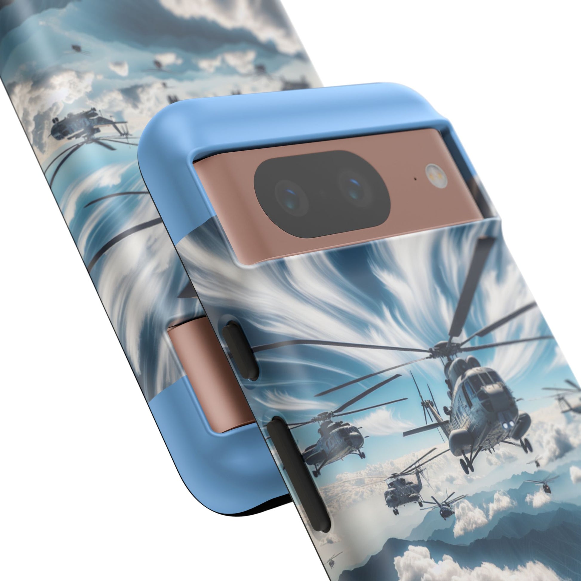 Tough Cases - Helicopter Design Phone Case, Military Style Cover, Unique Gift for Aviation Lovers, Durable Phone Protector, Hobbyist [...]