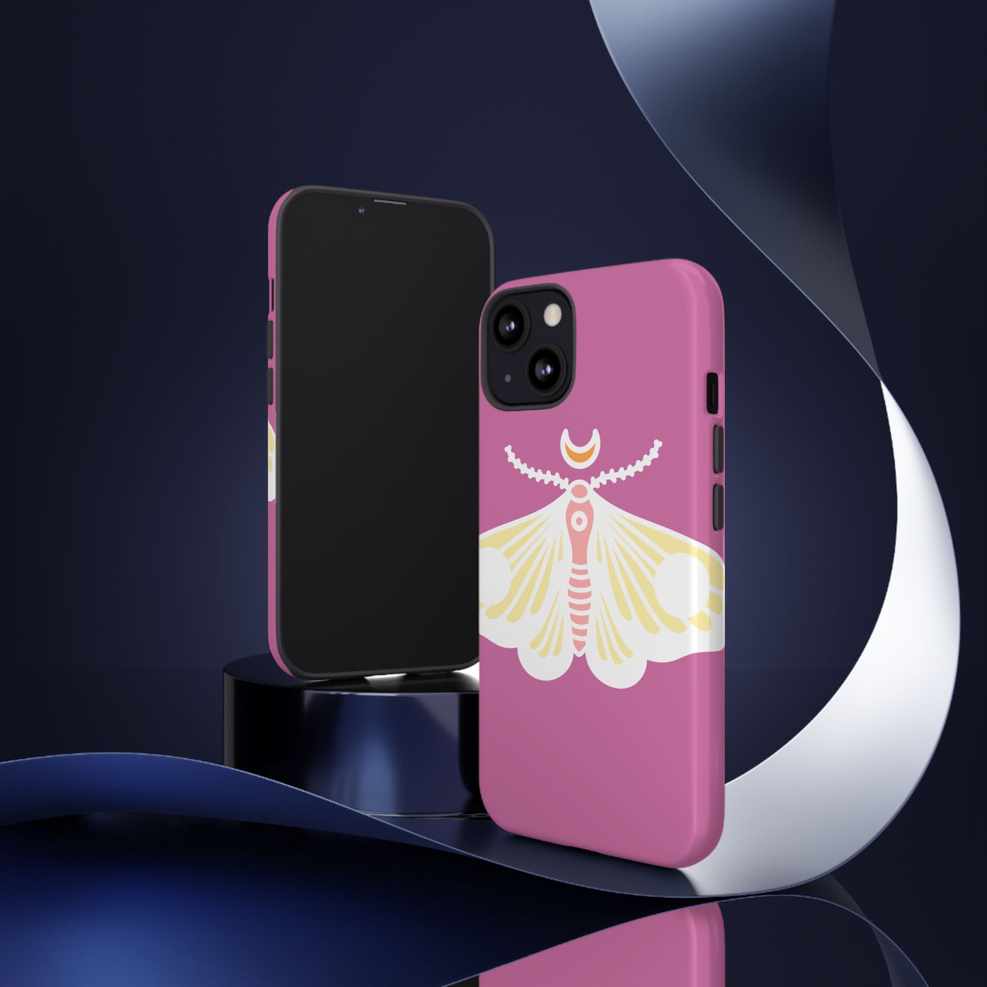 Colorful Moth Phone Case | Tough Cases for iPhone, Unique Gift, Nature Lovers, Boho Style, Trendy Accessories