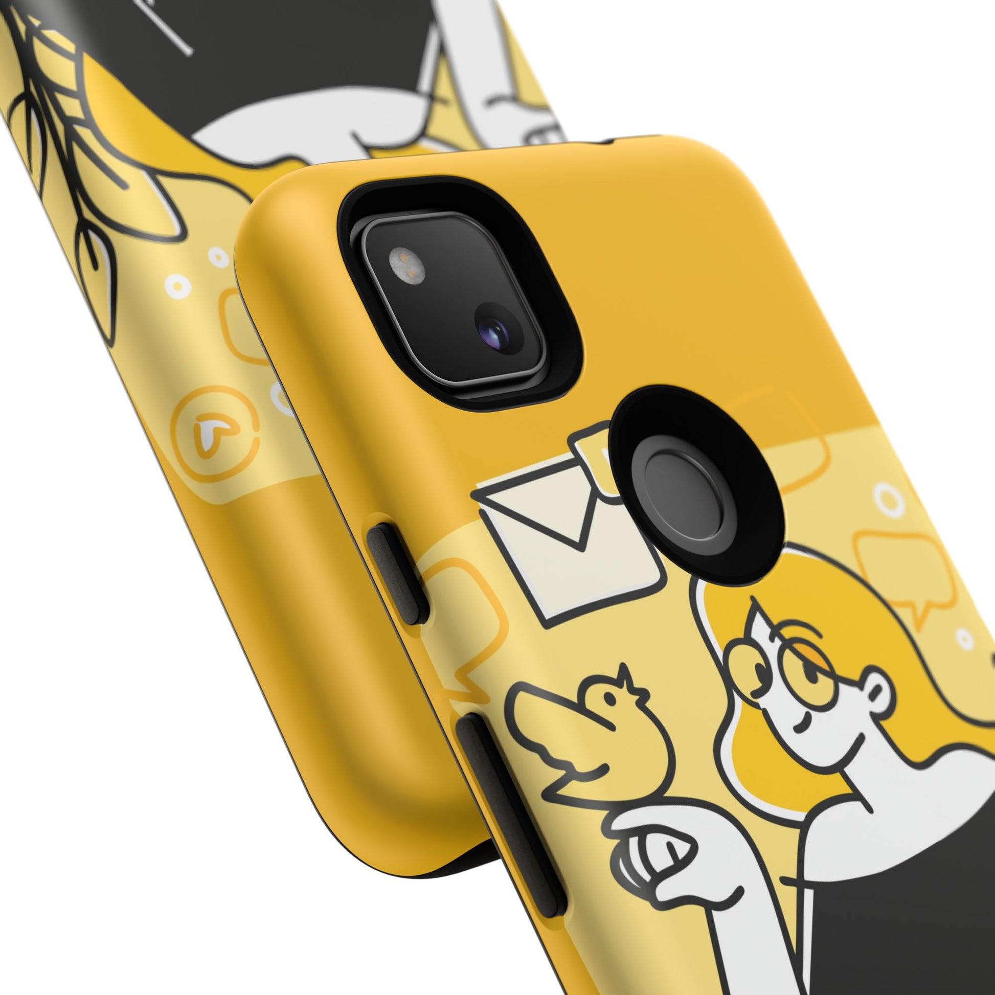 Chic Phone Case with Playful Design, Smartphone Cover, Unique Gift, Trendy Accessory, Eco-Friendly Case