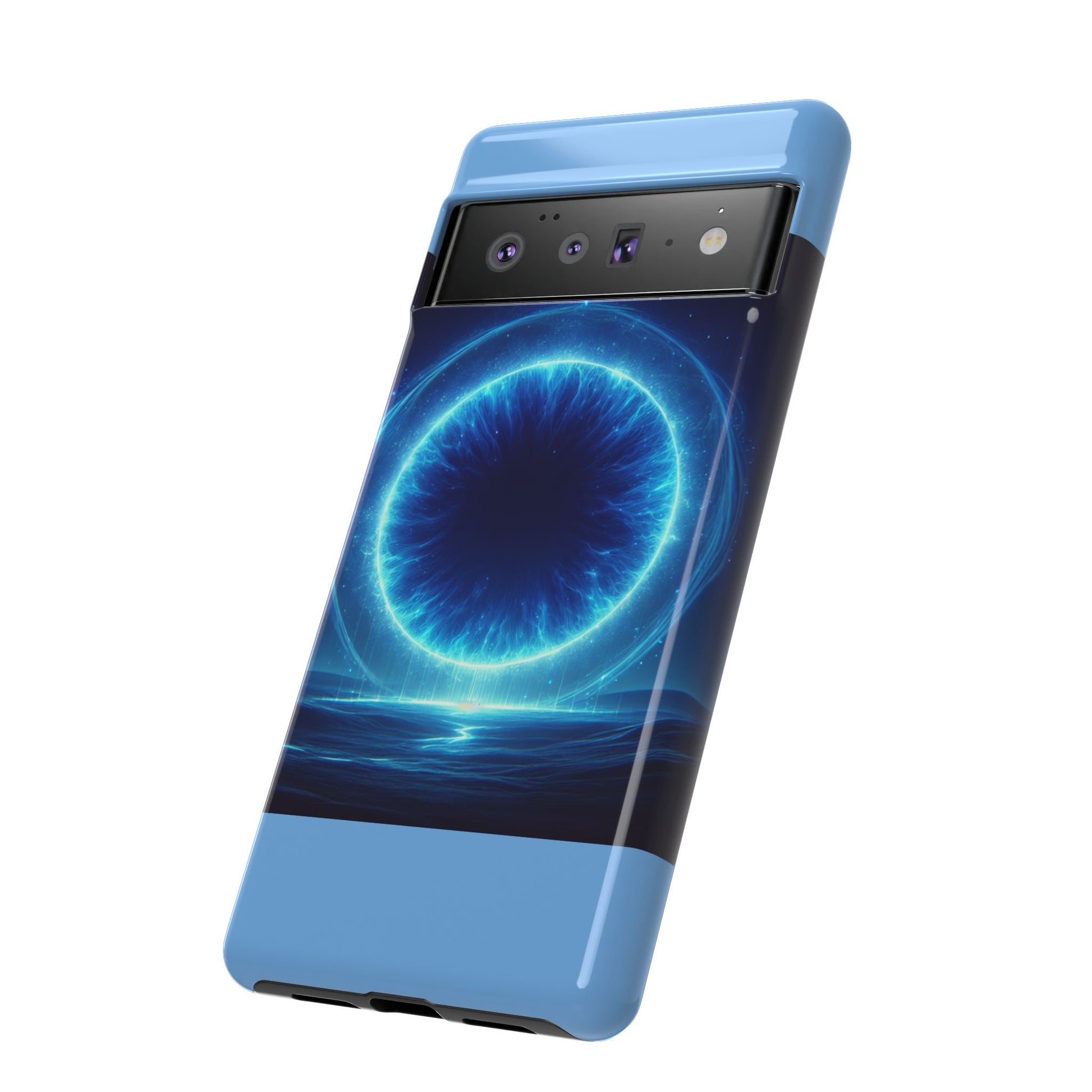 Blue Galaxy Phone Case, Tough Phone Cover, Cosmic Protection Case, Space Design, Gift for Space Lovers