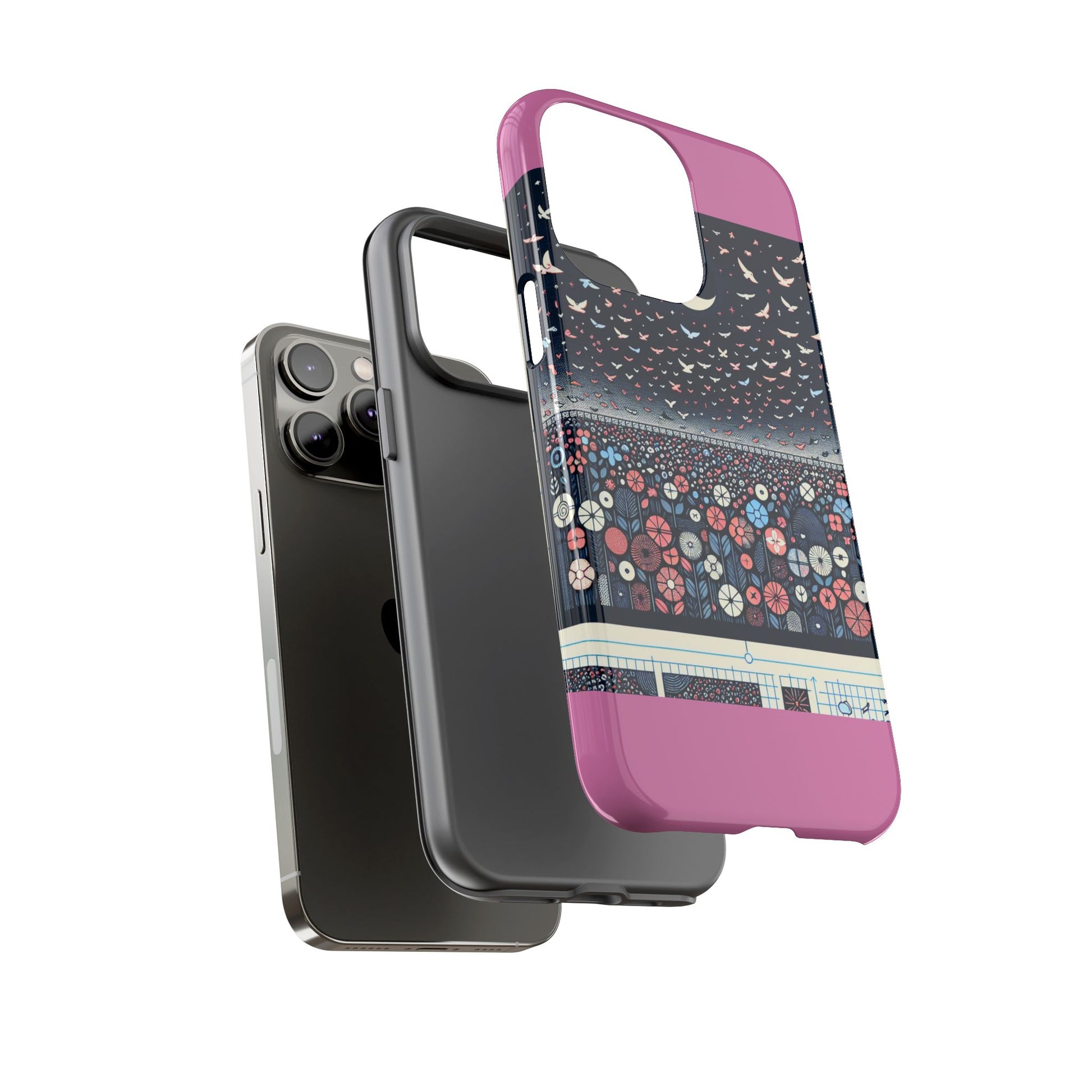 Floral Phone Case, Tough Cases for iPhone, Nature-Inspired Design, Gift for Her, Stylish Protection, Trending Accessory
