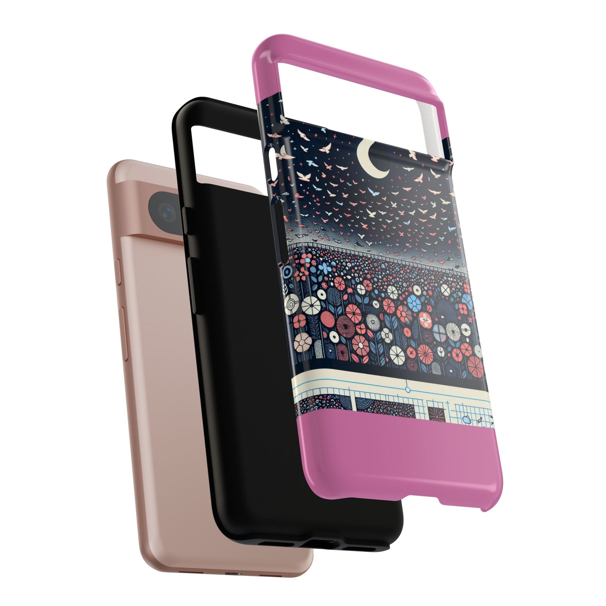 Floral Phone Case, Tough Cases for iPhone, Nature-Inspired Design, Gift for Her, Stylish Protection, Trending Accessory