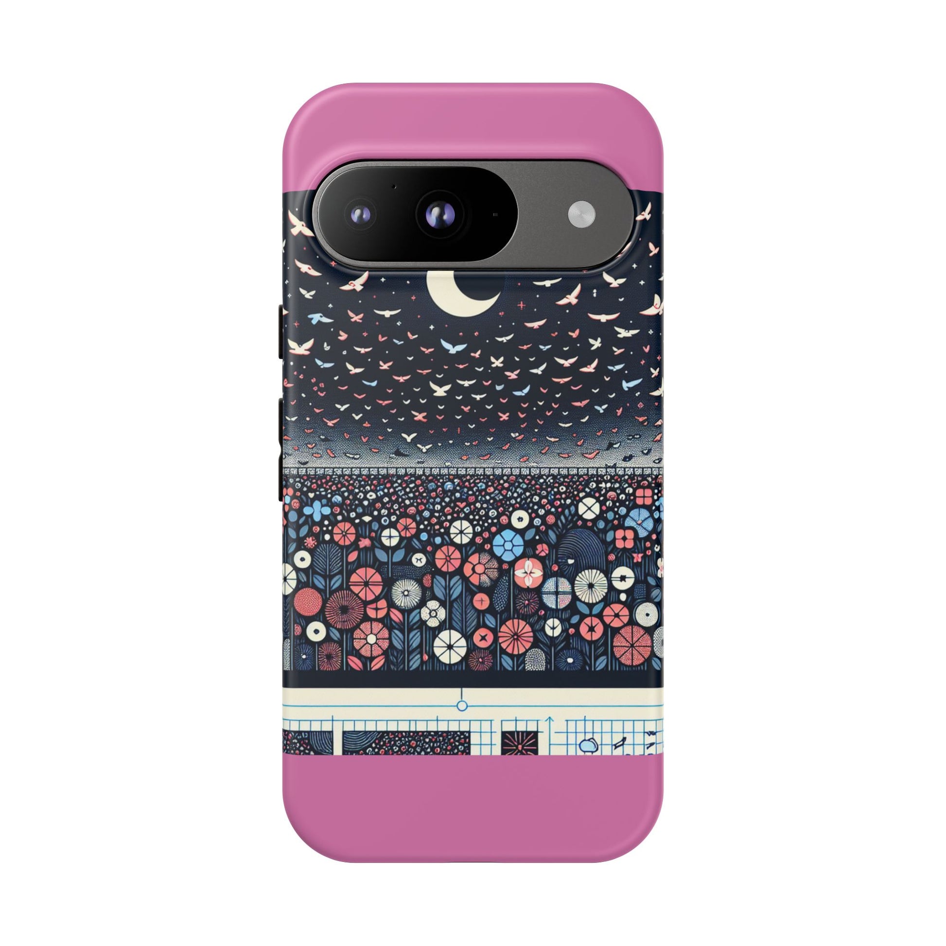 Floral Phone Case, Tough Cases for iPhone, Nature-Inspired Design, Gift for Her, Stylish Protection, Trending Accessory