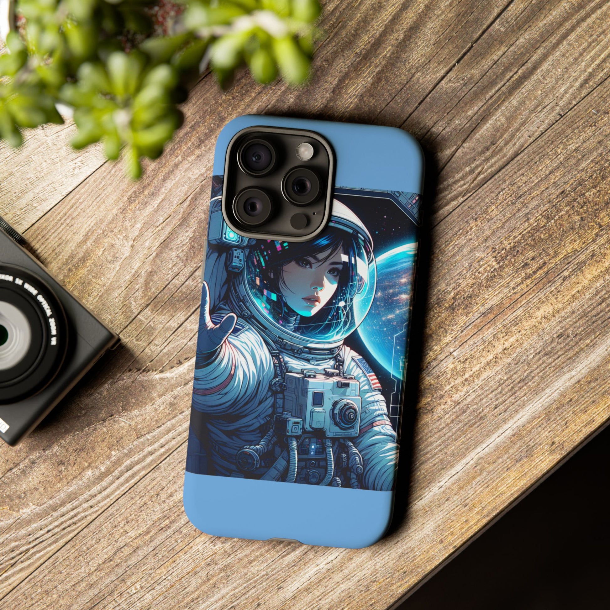 Astronaut Phone Case, Space-Themed Tough Case, Unique Gift for Science Lovers, Trendy Protection for Smartphones, Cool Tech Accessories