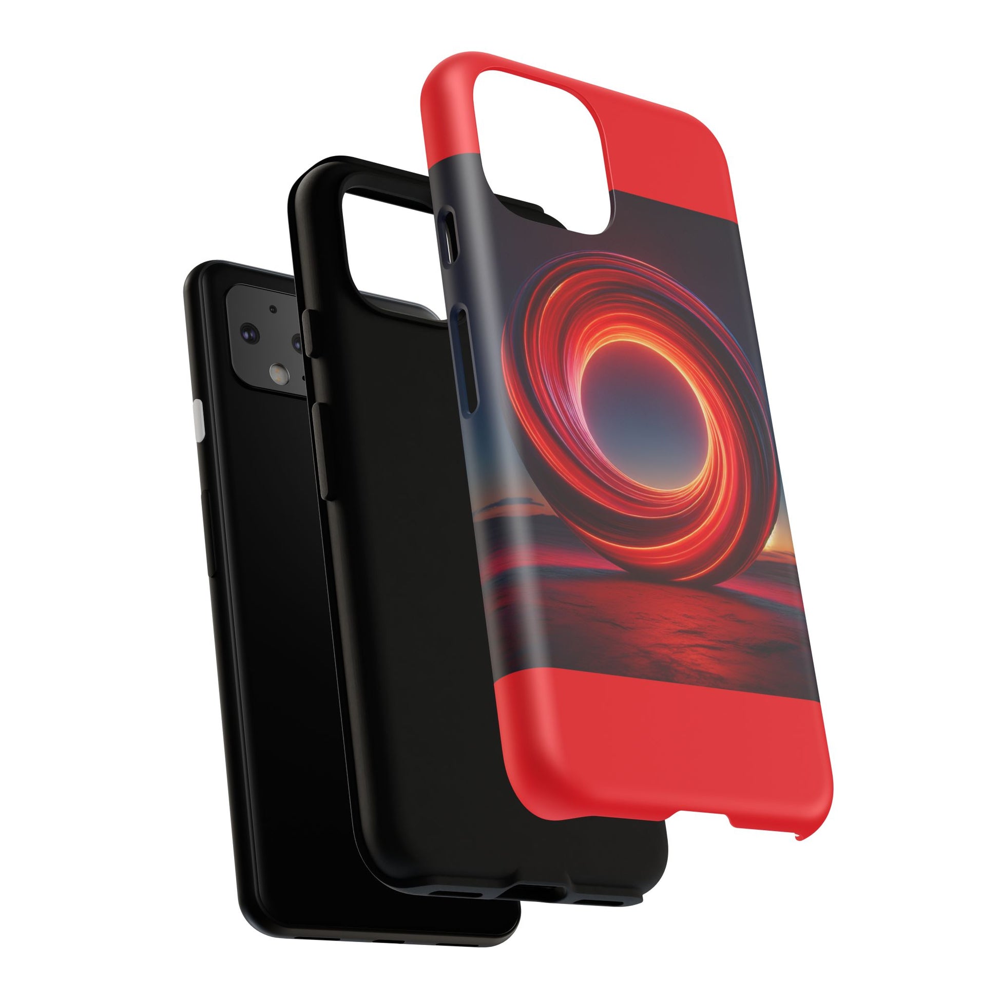 Vibrant Phone Case with Abstract Design, Tough Cases for Tech Lovers, Sleek Protection, Gift for Friends, Customizable Mobile Accessory