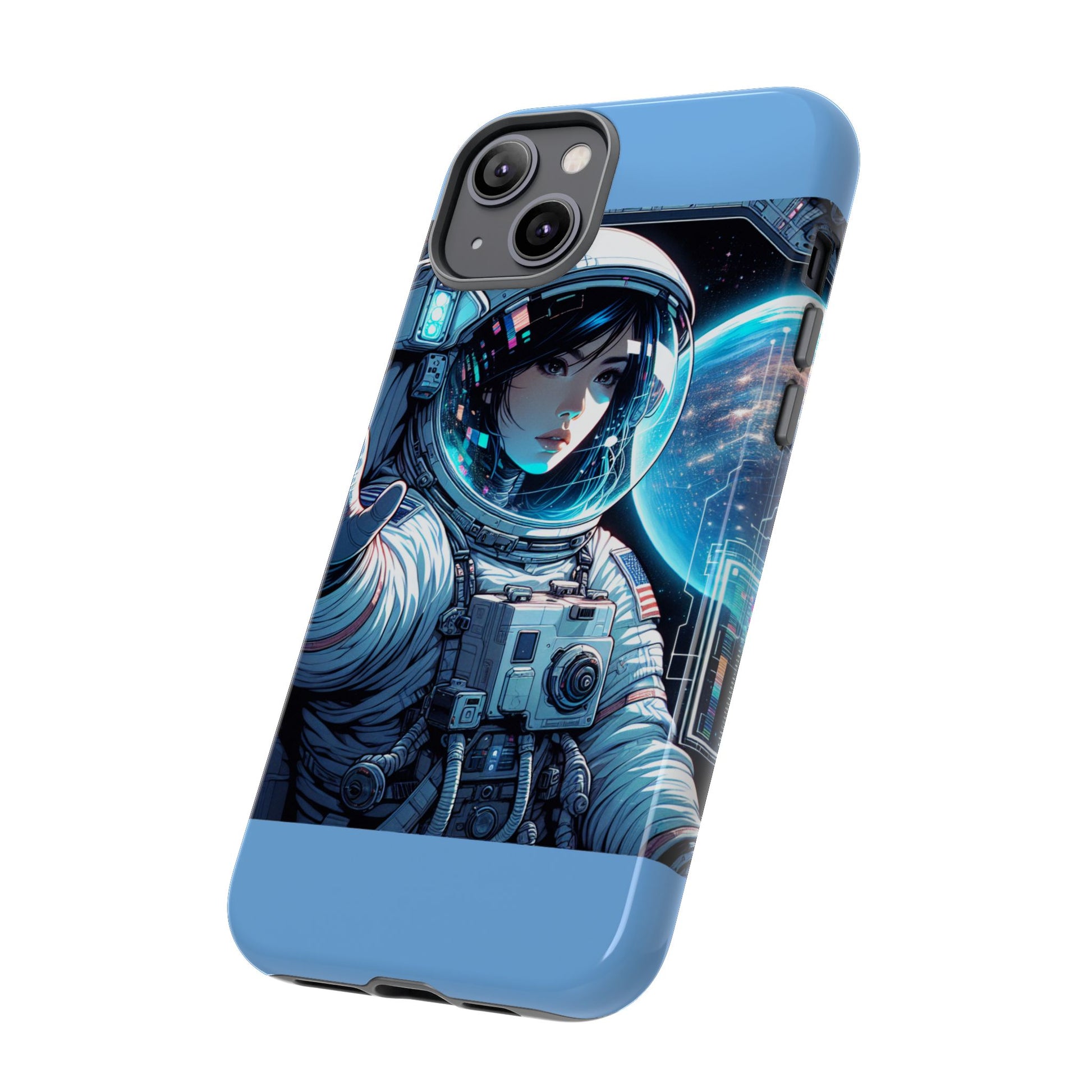 Astronaut Phone Case, Space-Themed Tough Case, Unique Gift for Science Lovers, Trendy Protection for Smartphones, Cool Tech Accessories