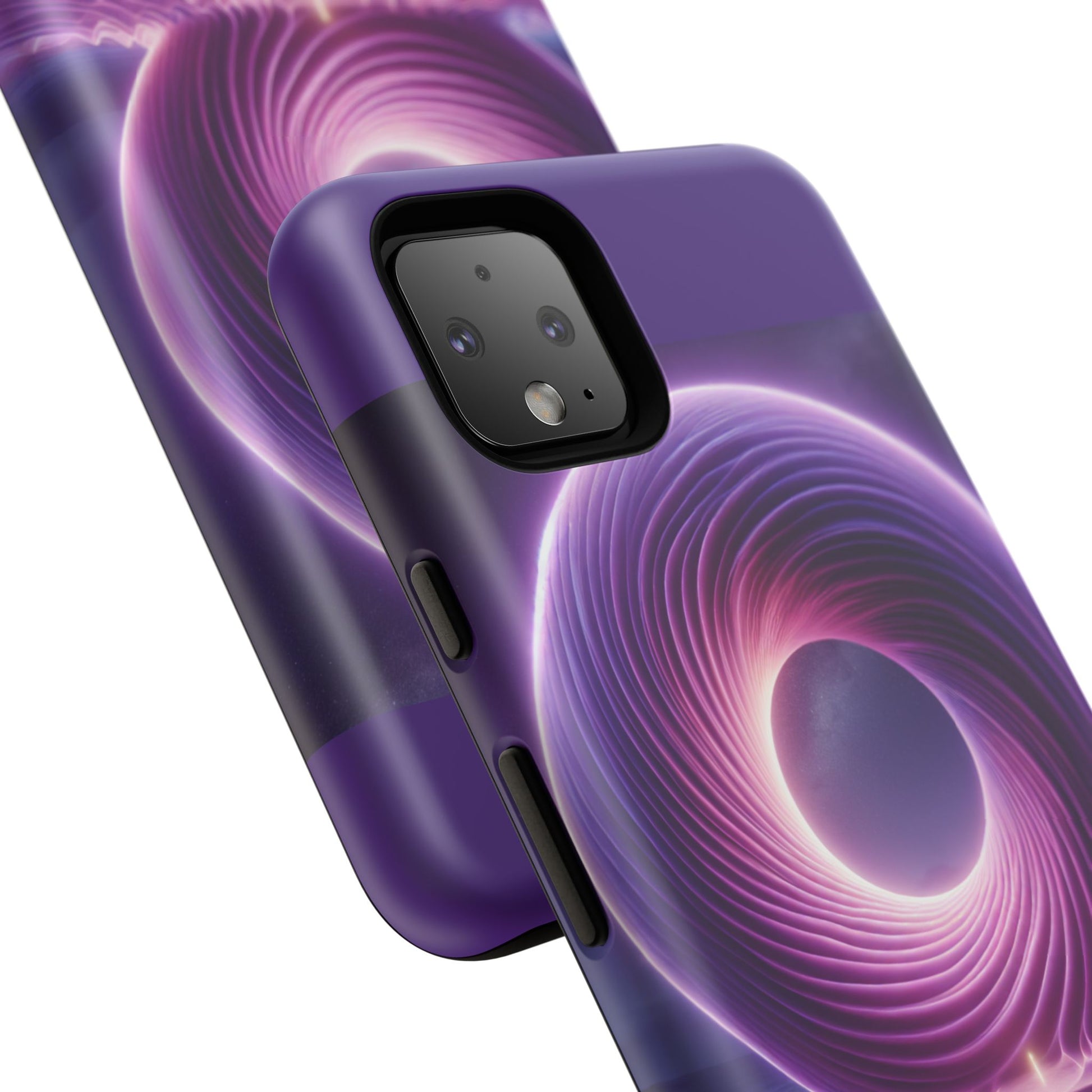 Colorful Phone Case with Swirling Design, Tough Phone Cover, Cosmic Phone Protector, Unique Gift for Tech Lovers, Stylish Smartphone Shell