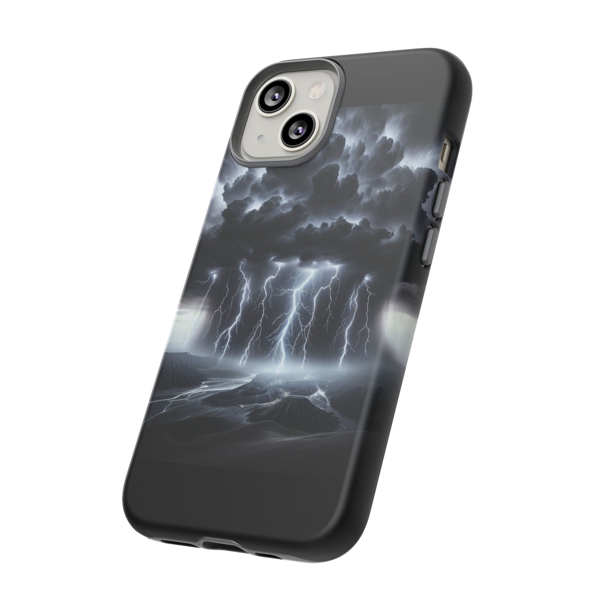 Tough Cases for the Bold: Stormy Thunder Phone Case, Lightning Protection, Durable Cover for Adventurers, Unique Gift for Nature [...]