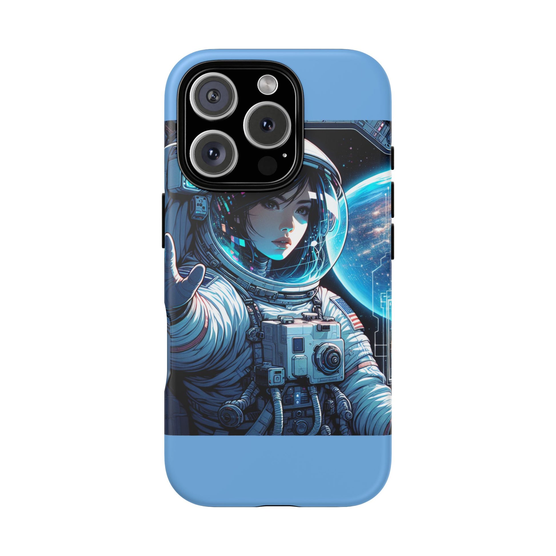 Astronaut Phone Case, Space-Themed Tough Case, Unique Gift for Science Lovers, Trendy Protection for Smartphones, Cool Tech Accessories