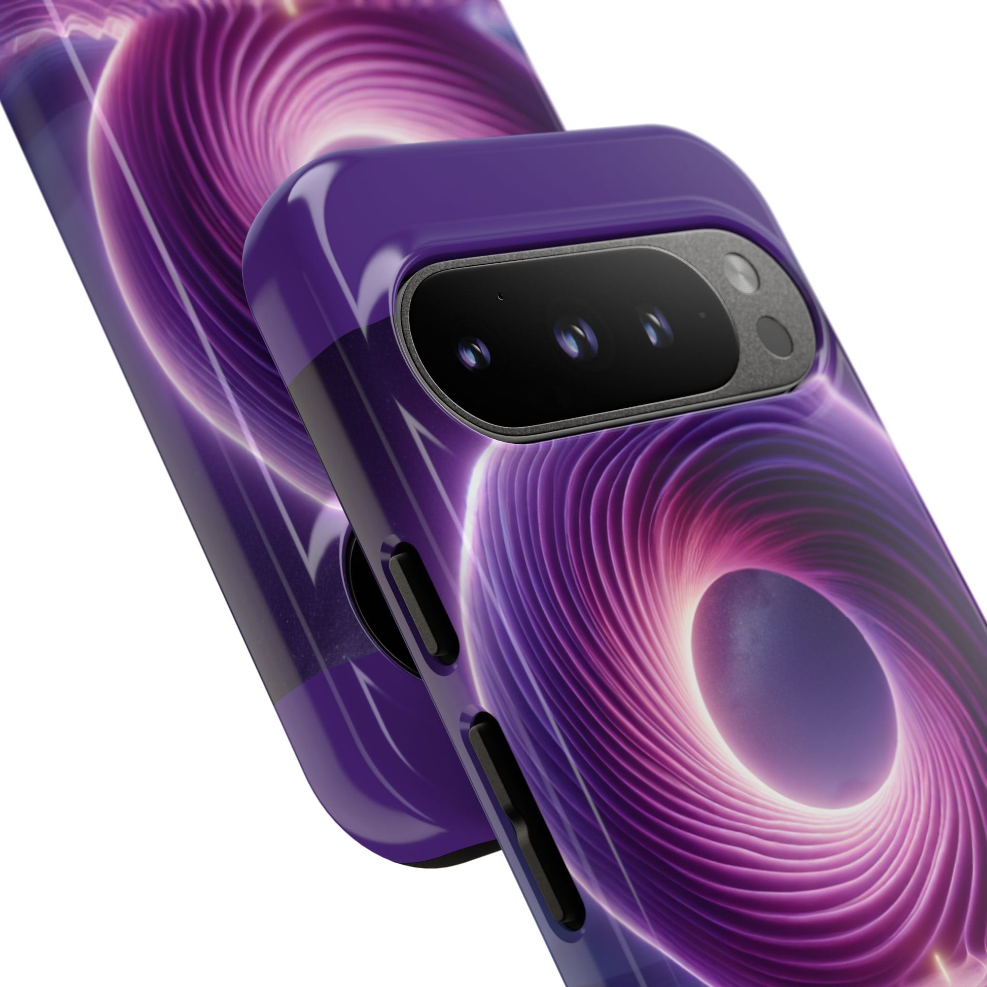 Colorful Phone Case with Swirling Design, Tough Phone Cover, Cosmic Phone Protector, Unique Gift for Tech Lovers, Stylish Smartphone Shell