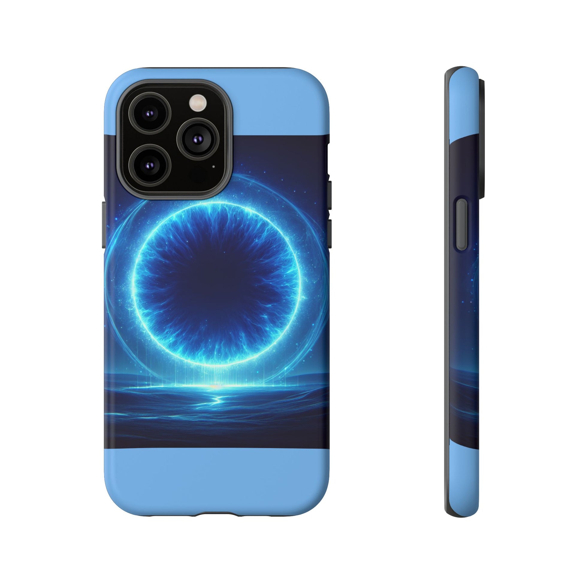 Blue Galaxy Phone Case, Tough Phone Cover, Cosmic Protection Case, Space Design, Gift for Space Lovers