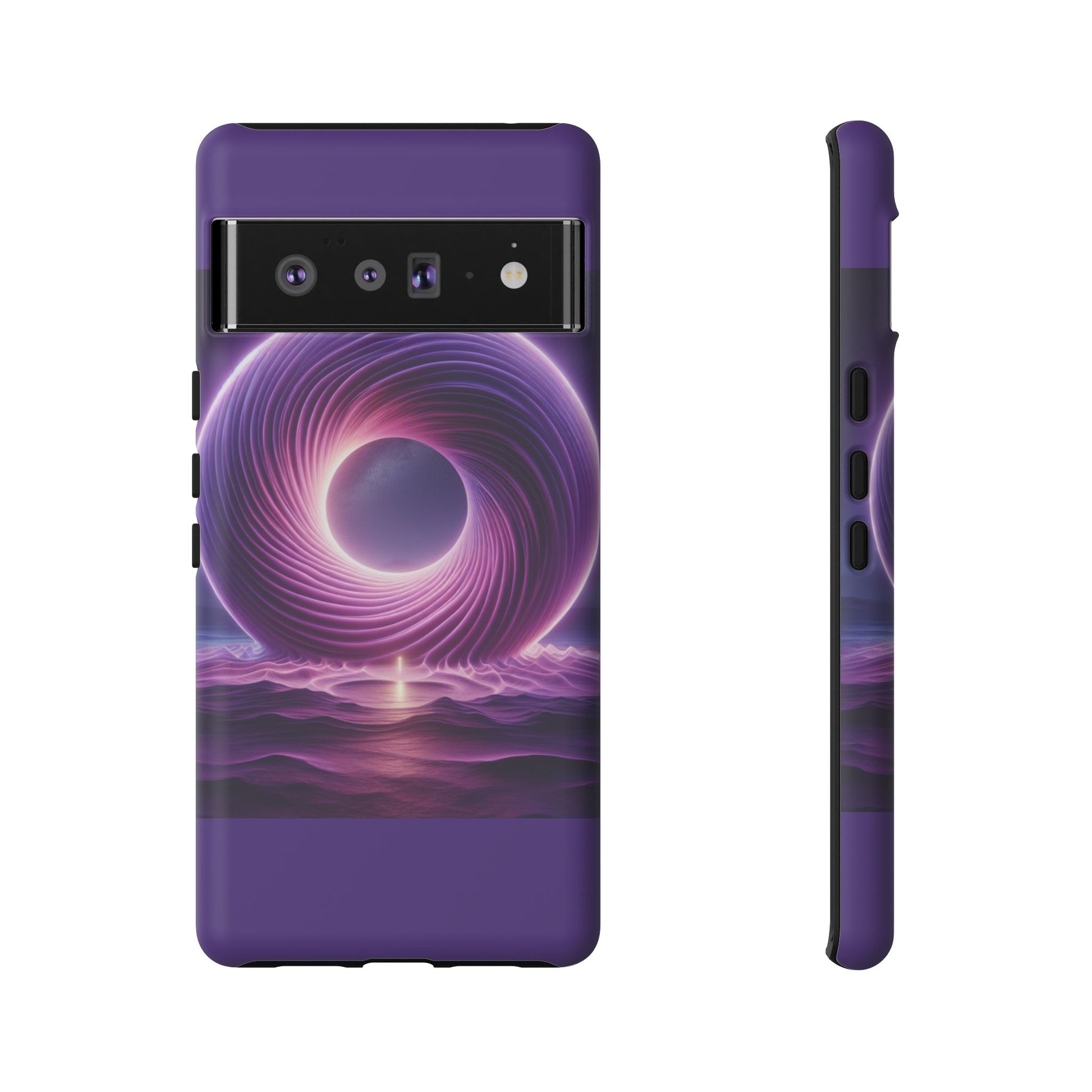Colorful Phone Case with Swirling Design, Tough Phone Cover, Cosmic Phone Protector, Unique Gift for Tech Lovers, Stylish Smartphone Shell