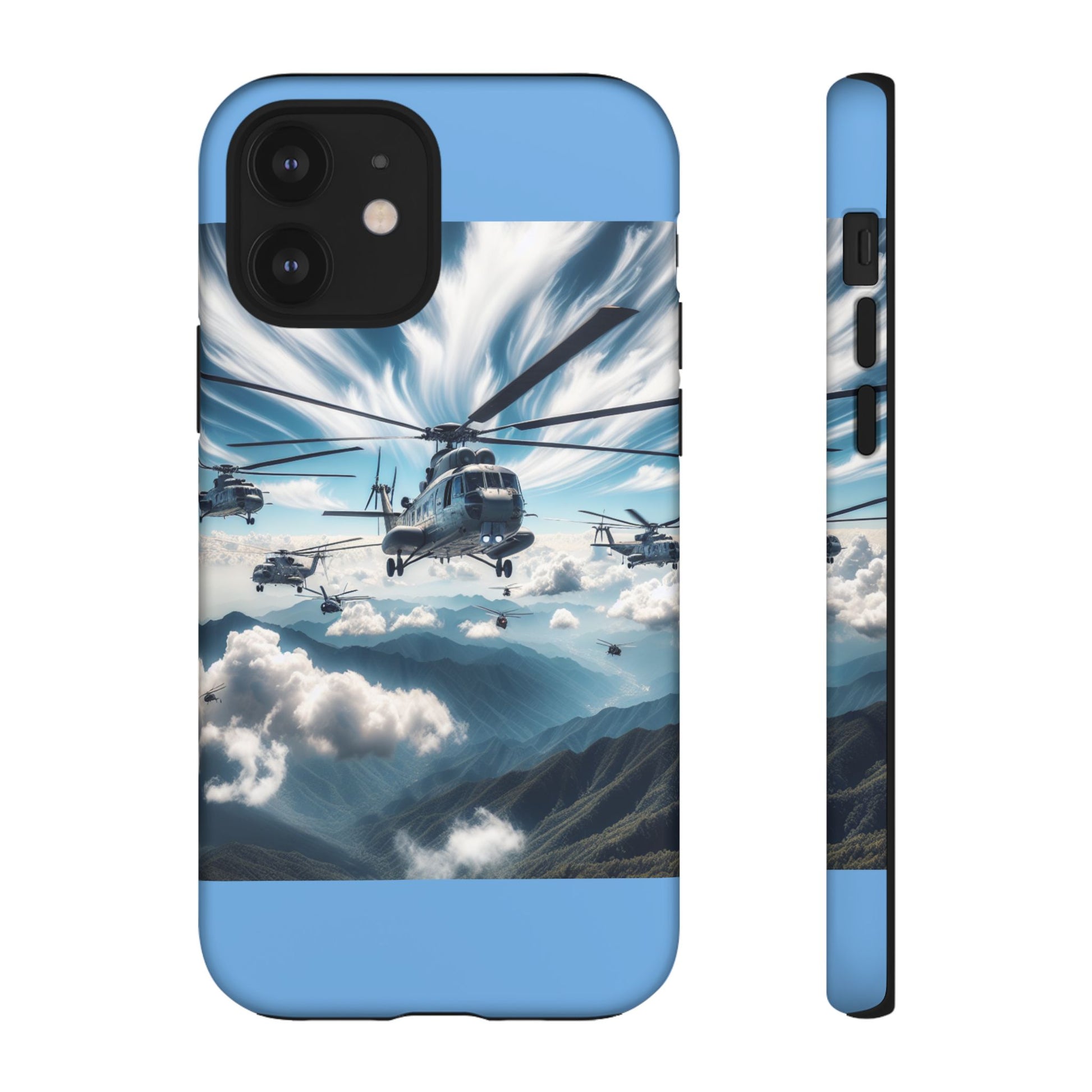 Tough Cases - Helicopter Design Phone Case, Military Style Cover, Unique Gift for Aviation Lovers, Durable Phone Protector, Hobbyist [...]