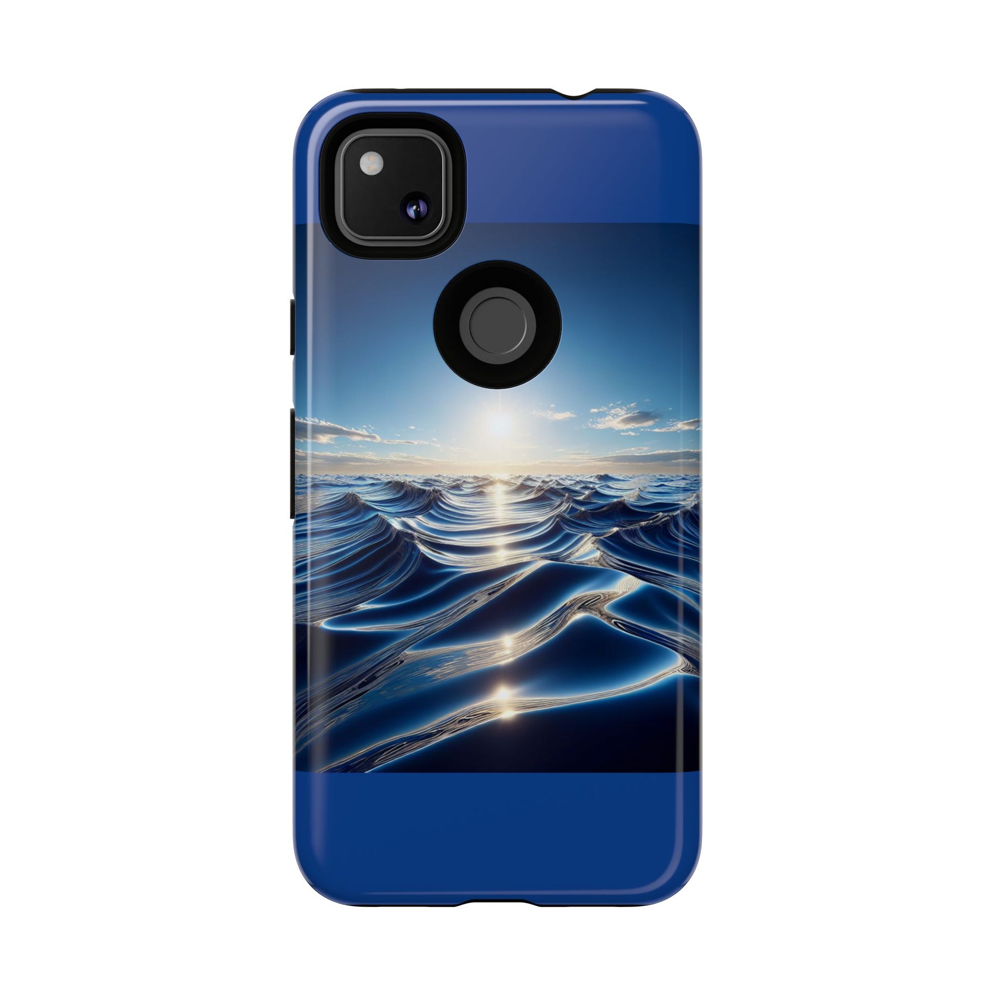 Ocean Wave Phone Case, Tough Phone Cover, Stylish Cell Case, Gift for Beach Lovers, Customizable Phone Accessory
