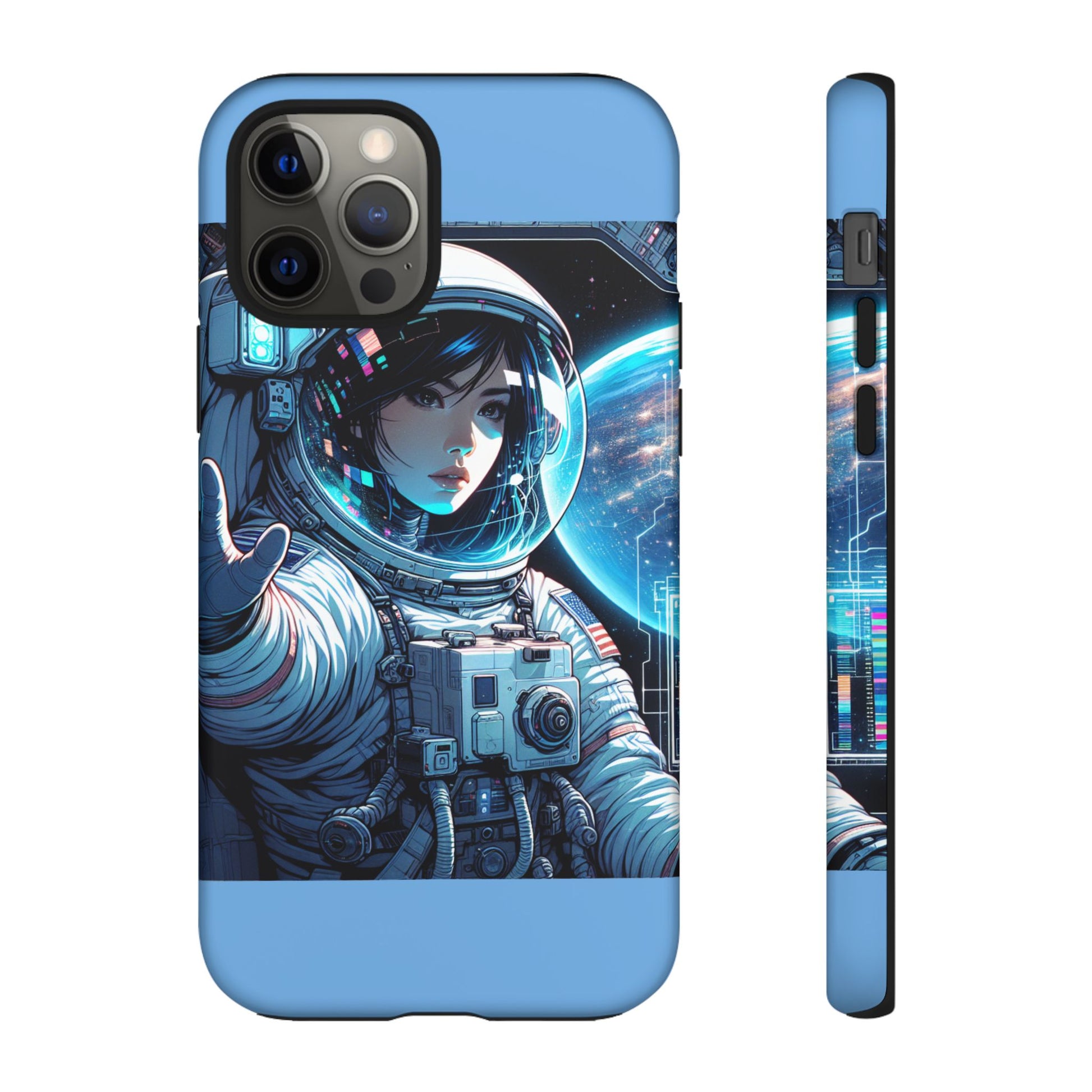 Astronaut Phone Case, Space-Themed Tough Case, Unique Gift for Science Lovers, Trendy Protection for Smartphones, Cool Tech Accessories